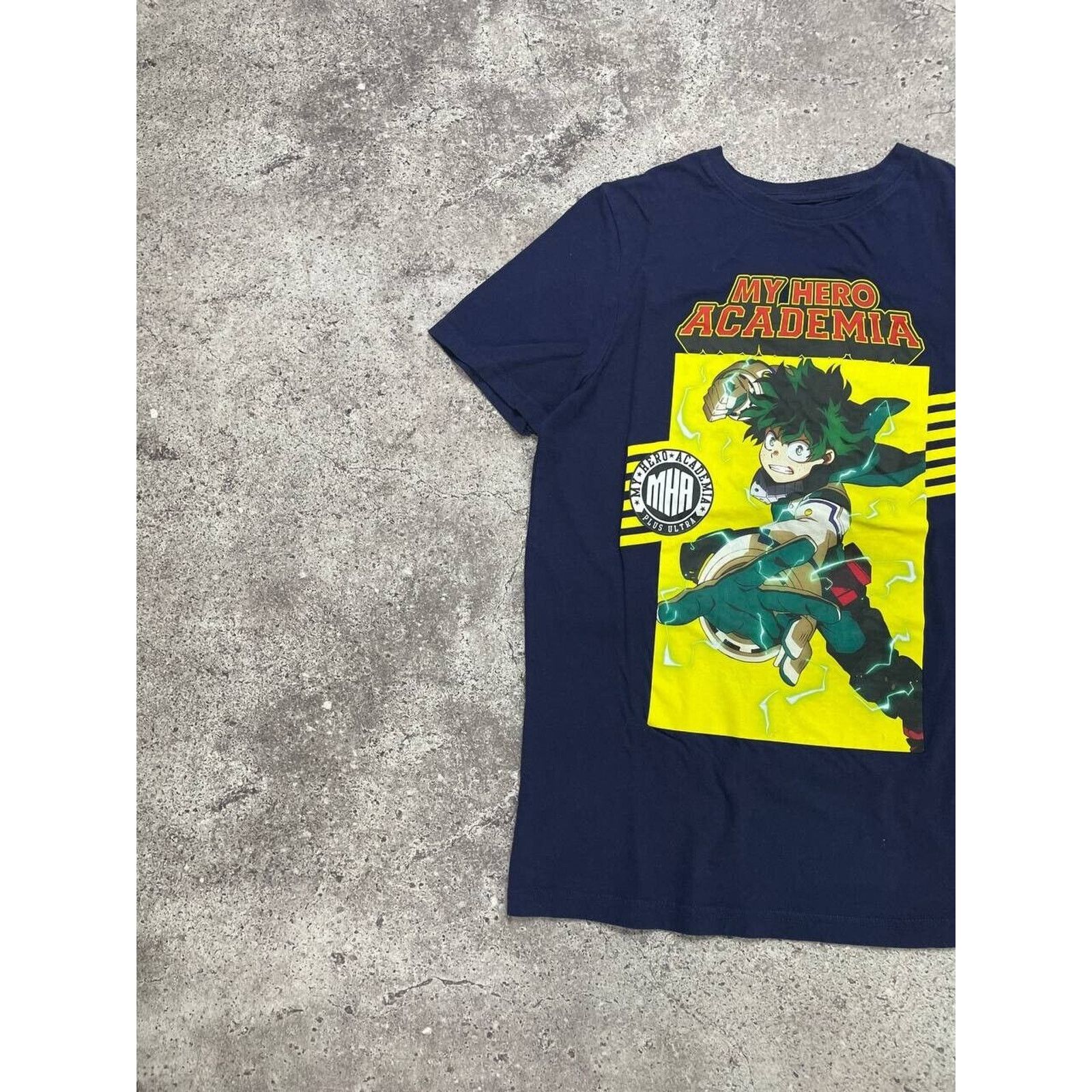 Cartoon Network × Vintage Vintage My Hero Academia Anime T-Shirt Navy S Difuzed Size US XS / EU 42 / 0 - 2 Thumbnail