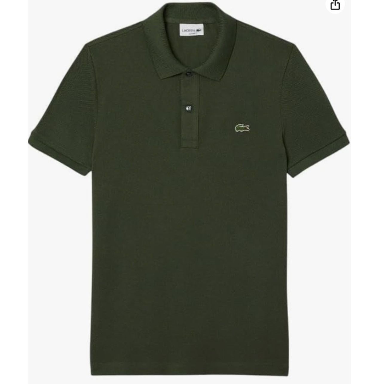 Lacoste Lacoste Men's Classic Pique Polo Shirt Baobab Green 3XL Size US XXL / EU 58 / 5 - 1 Thumbnail
