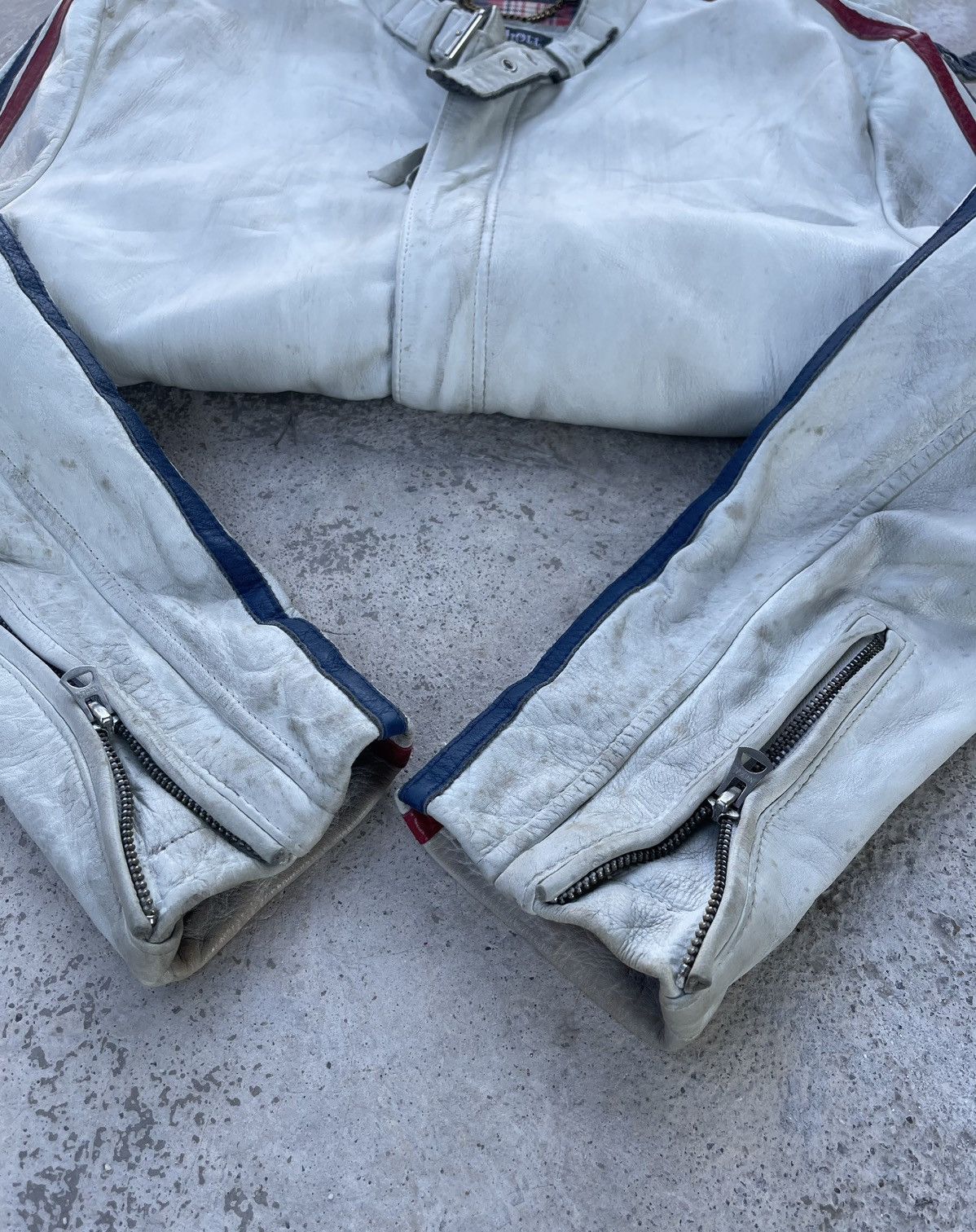 Genuine Leather × Schott 🔥Vintage Schott Classic Sheep Leather Racer Jacket Size US L / EU 52-54 / 3 - 12 Thumbnail