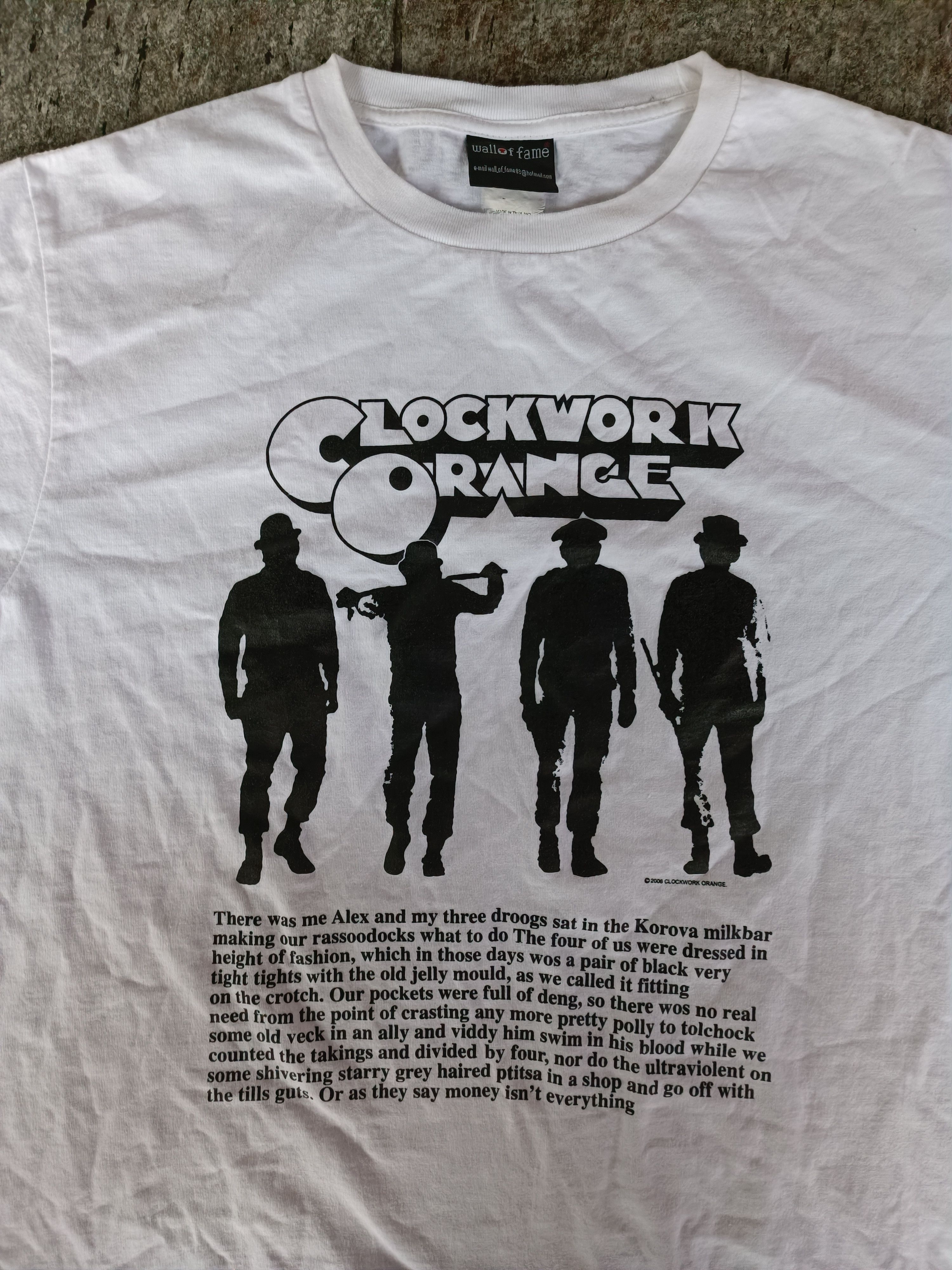 Vintage vintage bootleg t shirt clockwork orange Size US L / EU 52-54 / 3 - 2 Thumbnail