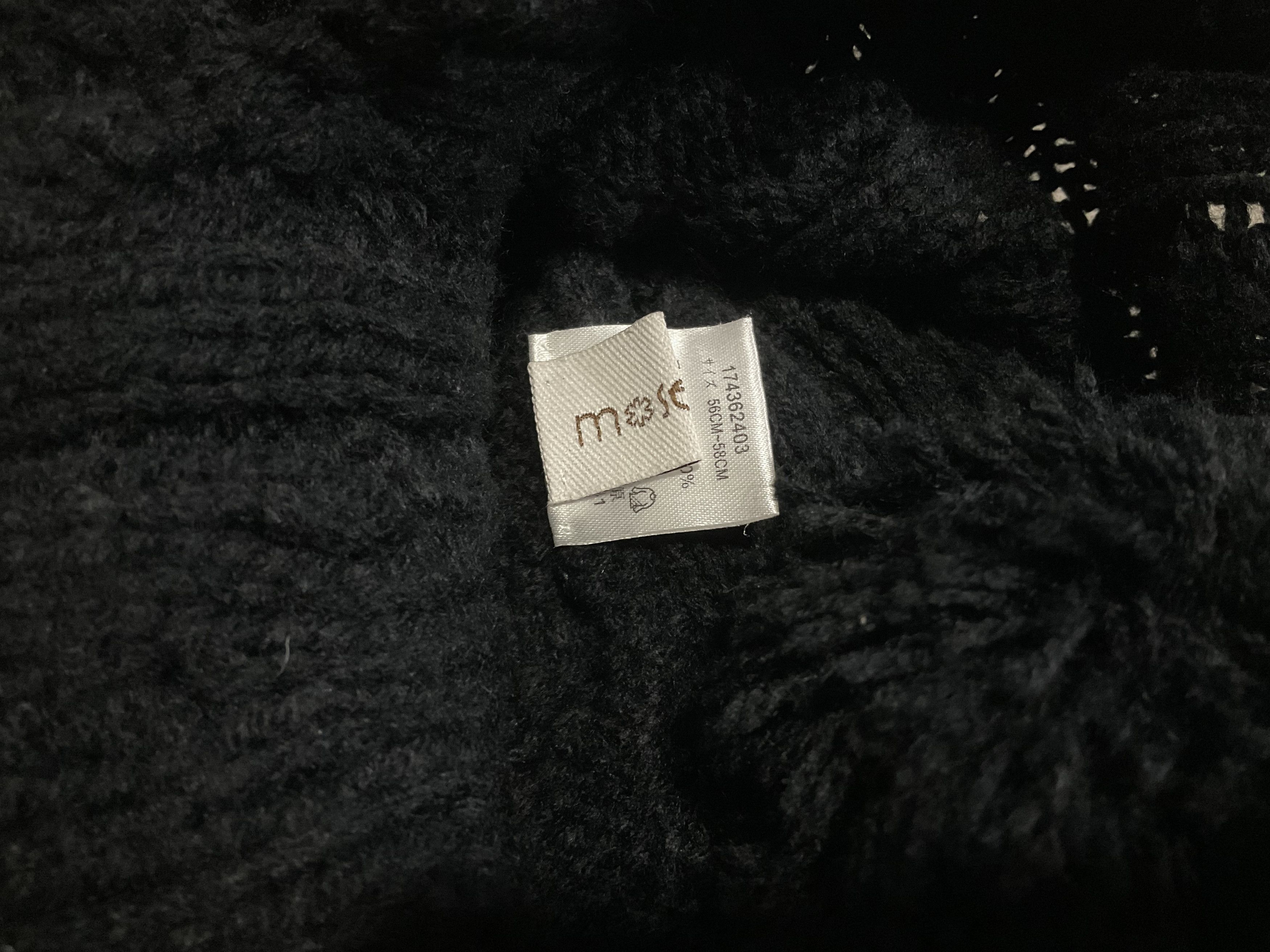 Hysteric Glamour × If Six Was Nine × Japanese Brand 🔥Harajuku Japanese Y2K Cable Knit Earflap Pom Pom Beanie Size ONE SIZE - 6 Thumbnail