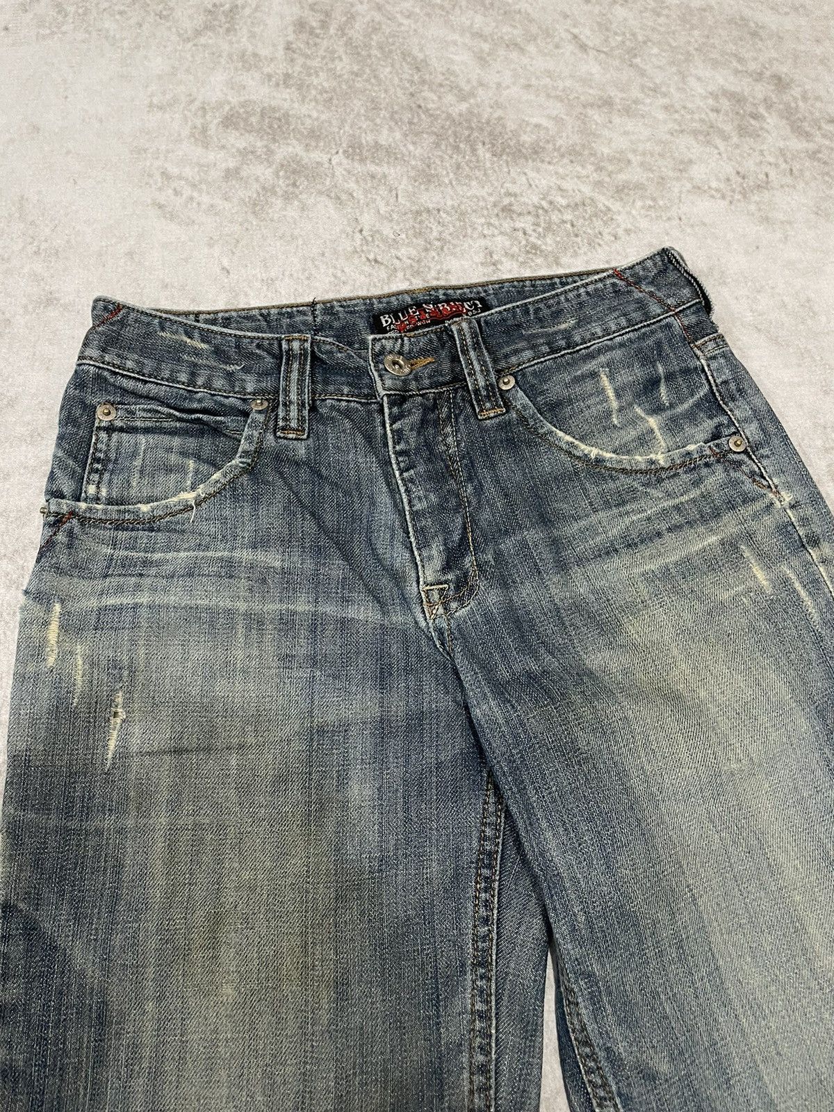 Hysteric Glamour × If Six Was Nine × Le Grande Bleu (L.G.B.) 2000s BSJ japan Destroy wash denim y2k style Size US 27 - 5 Thumbnail