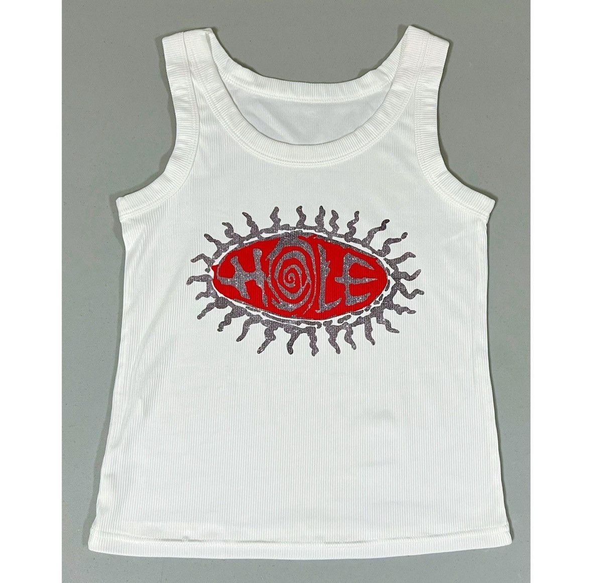 Band Tees White ‘Hole’ Grunge Punk Band Tee Tank Top T-Shirt Size S ⛓️ Size S / US 4 / IT 40 - 2 Thumbnail