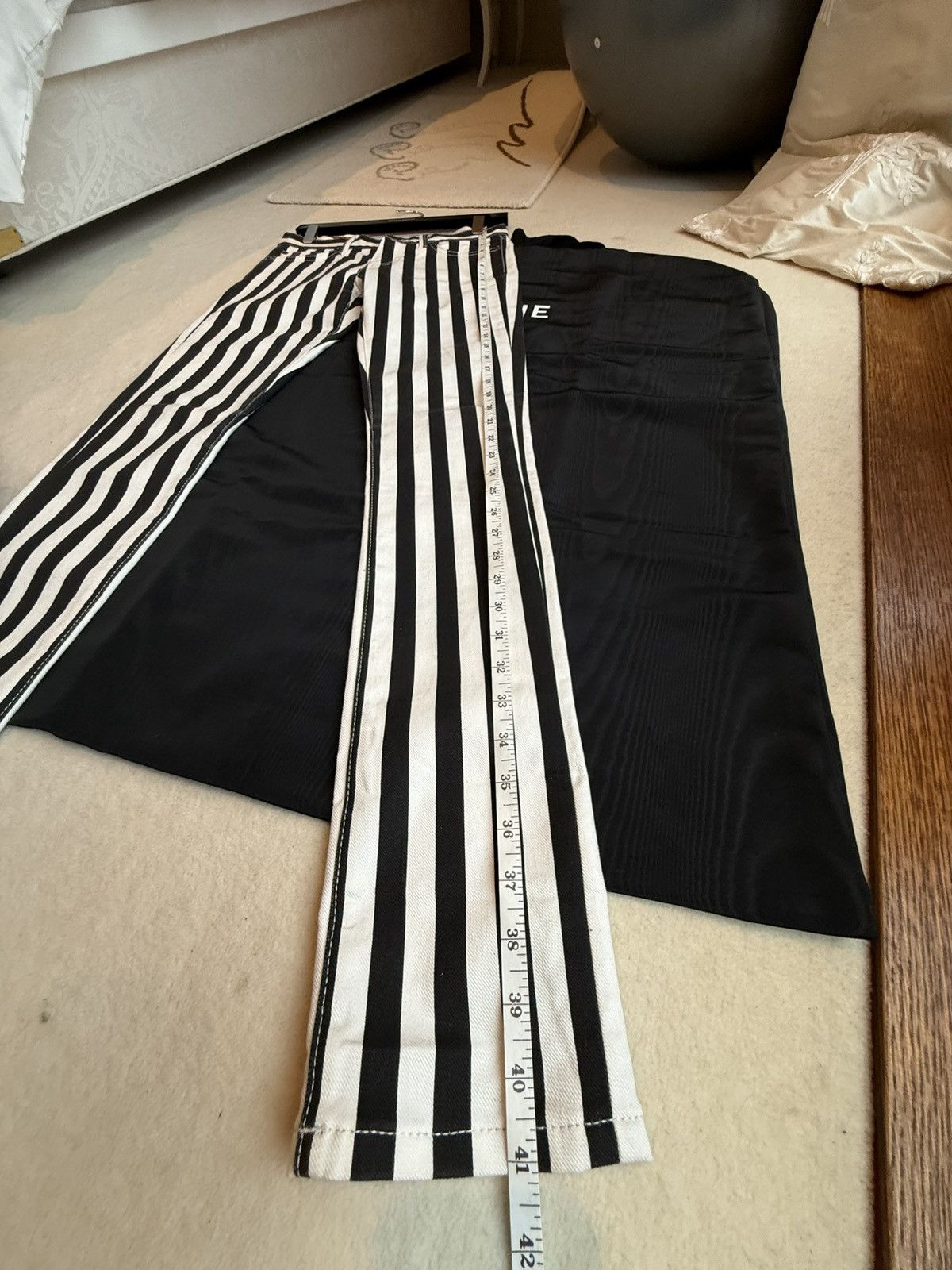 Saint Laurent Paris SS14 Saint Laurent black white skinny jeans Hedi Slimane 26 Size US 26 / EU 42 - 13 Thumbnail