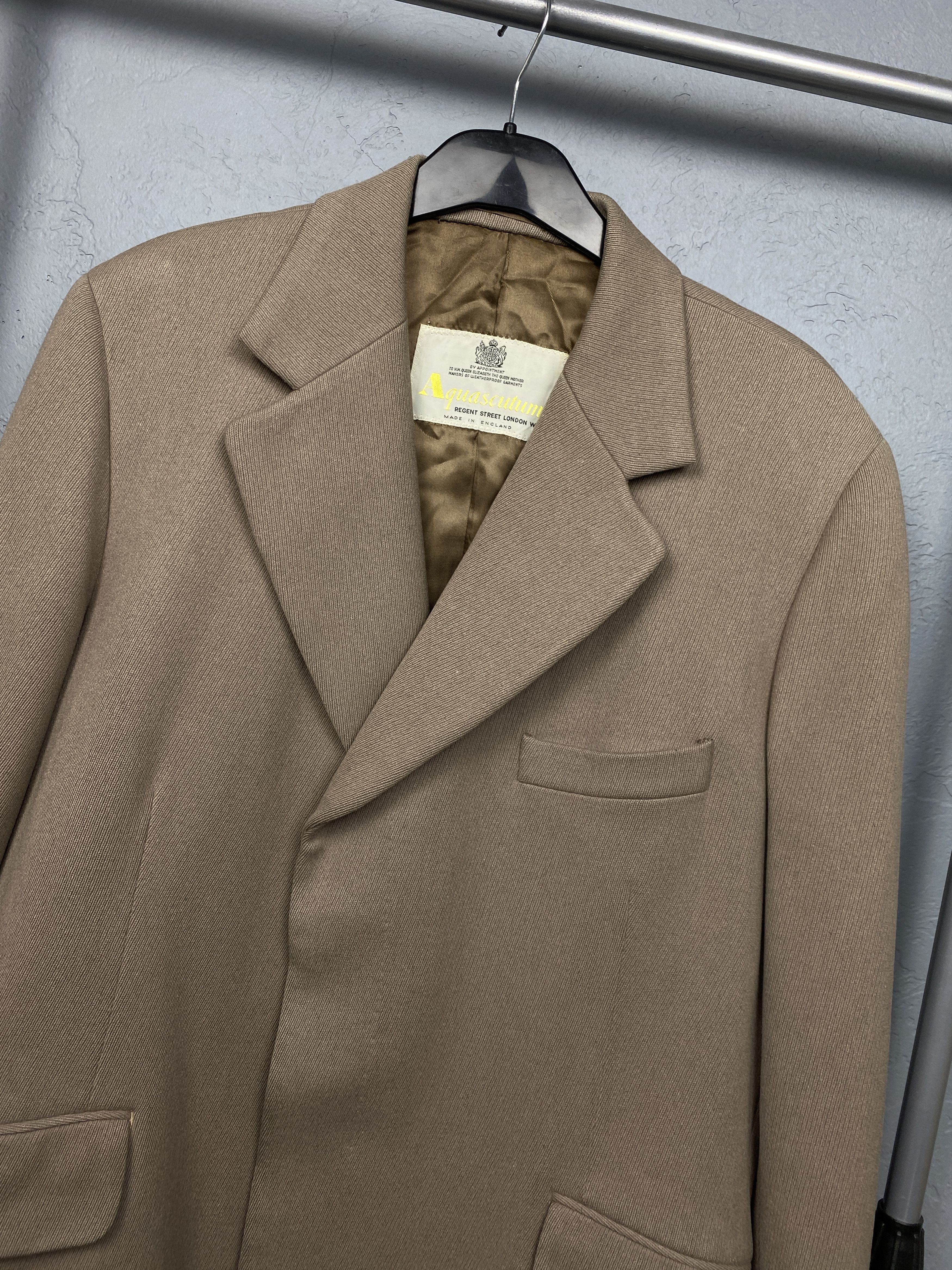 Aquascutum Aquascutum Vintage Mens Wool Coat Jacket Size US L / EU 52-54 / 3 - 2 Thumbnail