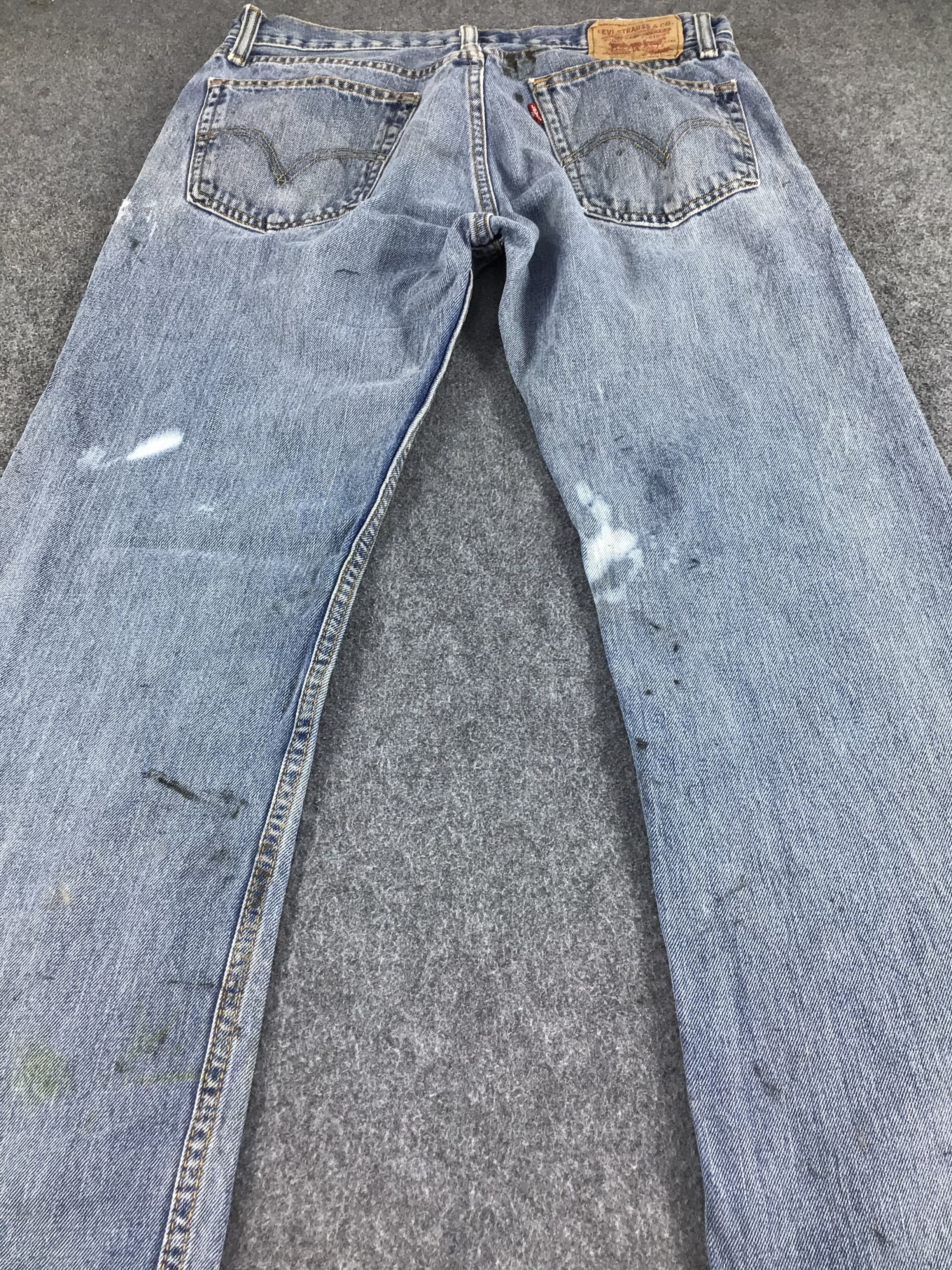 Levi's Vintage Levis 505 Jeans Dirty Blue Wash -J577 Size US 34 / EU 50 - 4 Thumbnail