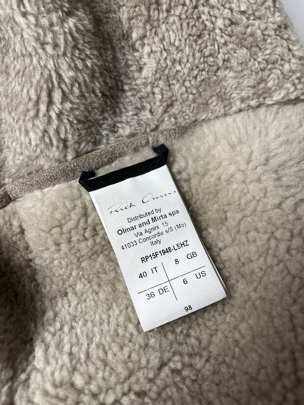 Rick Owens Rick Owen’s Sphinx F/W 15 Leather Jacket Size M / US 6-8 / IT 42-44 - 16 Thumbnail