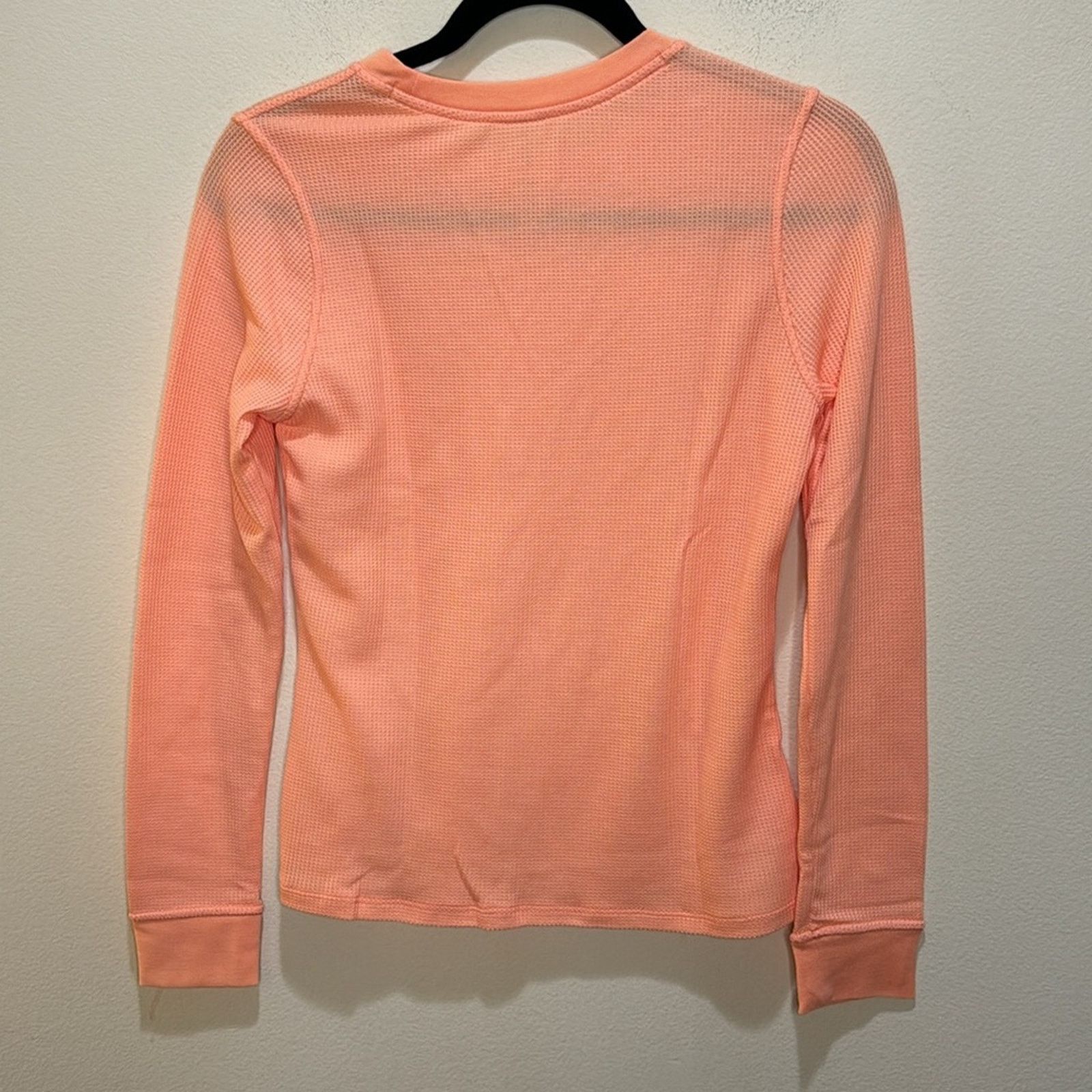Outdoor Voices Outdoor Voices FastTrack Waffle Longsleeve - Melon Size S Size S / US 4 / IT 40 - 5 Thumbnail
