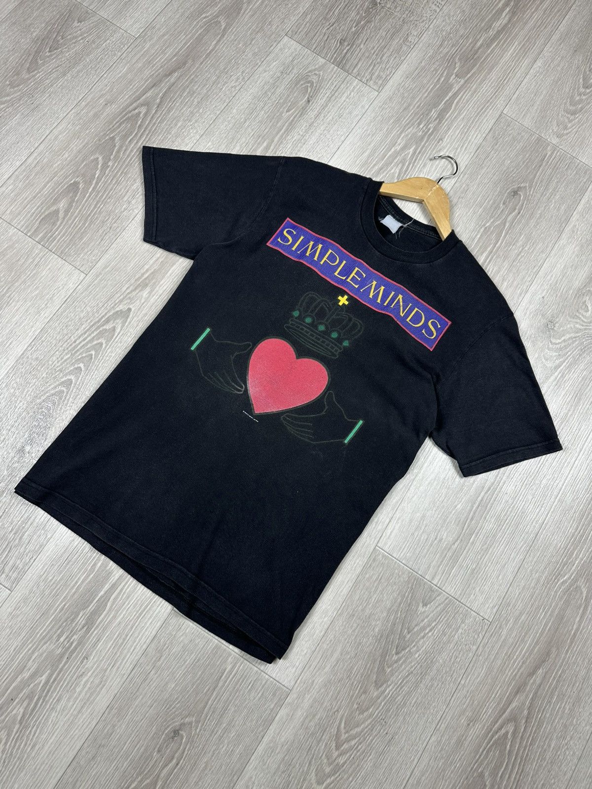 Band Tees × Vintage Vintage Simple Minds European Tour 1989 Rock Band T-Shirt Size US M / EU 48-50 / 2 - 3 Thumbnail