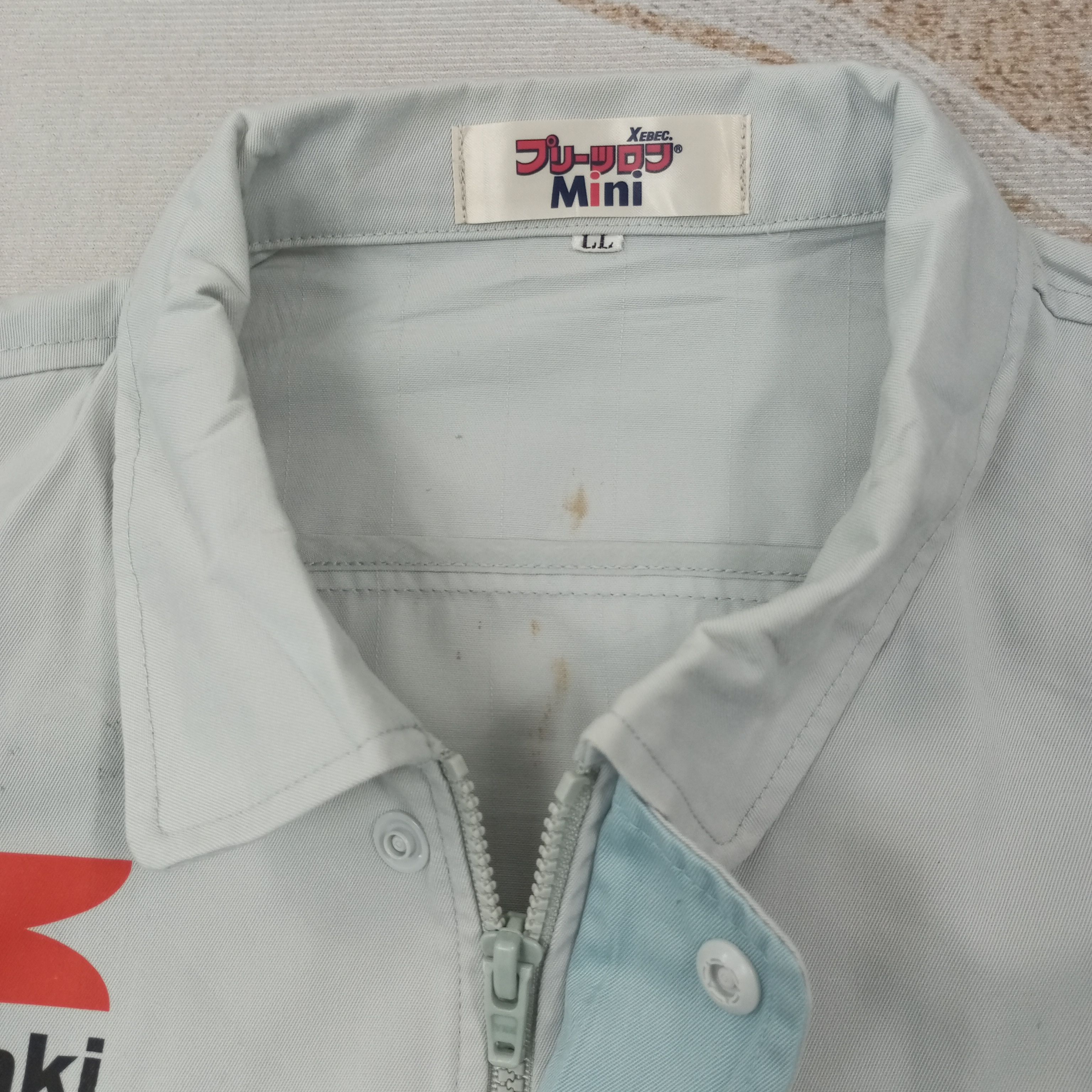 Vintage Kawasaki Motorsports Custom Art Jacket c233n14 Size US L / EU 52-54 / 3 - 7 Thumbnail