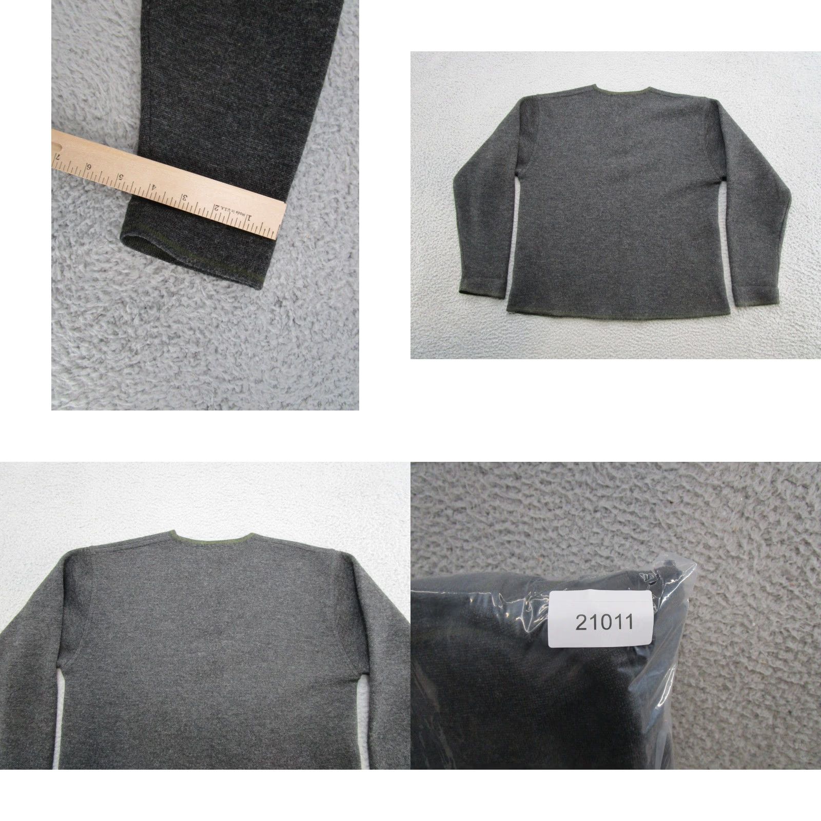 Banana Republic VINTAGE Banana Republic Long Sleeve Sweater Men’s V Neck Size S 100% Wool Gray Pullover Mens Size US S / EU 44-46 / 1 - 8 Thumbnail