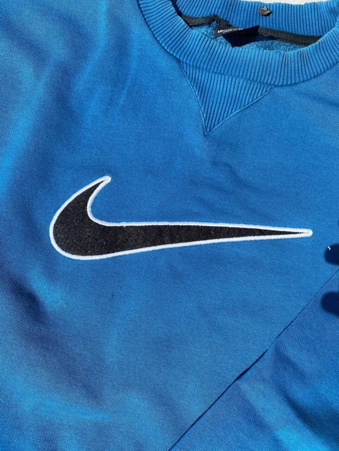 Nike × Vintage Vintage Nike Sweatshirt Big Swoosh Rare 90’s Embroidered Size US XL / EU 56 / 4 - 13 Thumbnail