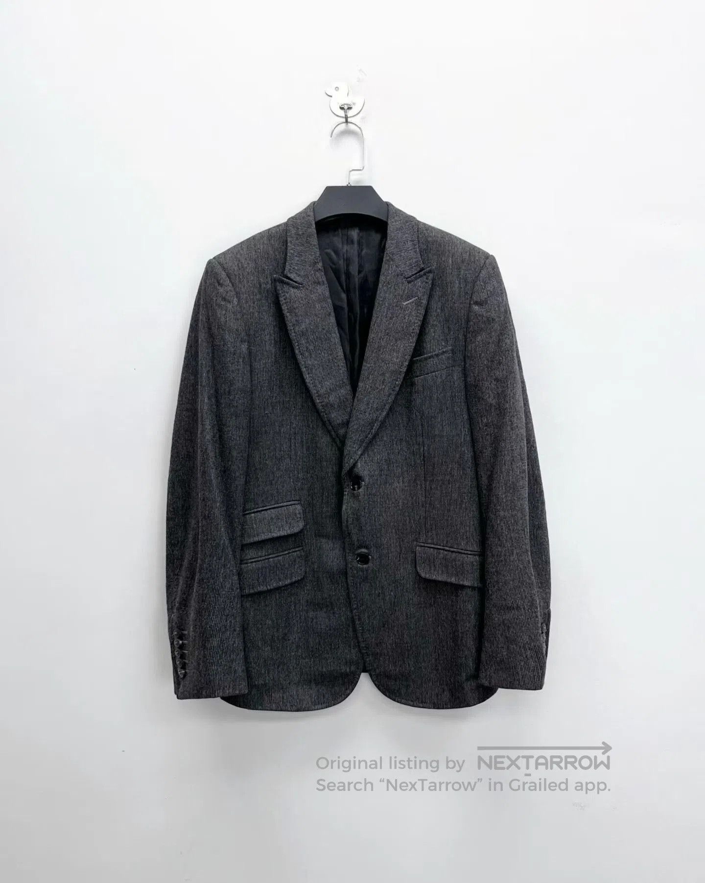 Gucci Gucci Gray Logo Print Suit Jacket. Size US M / EU 48-50 / 2 - 1 Thumbnail