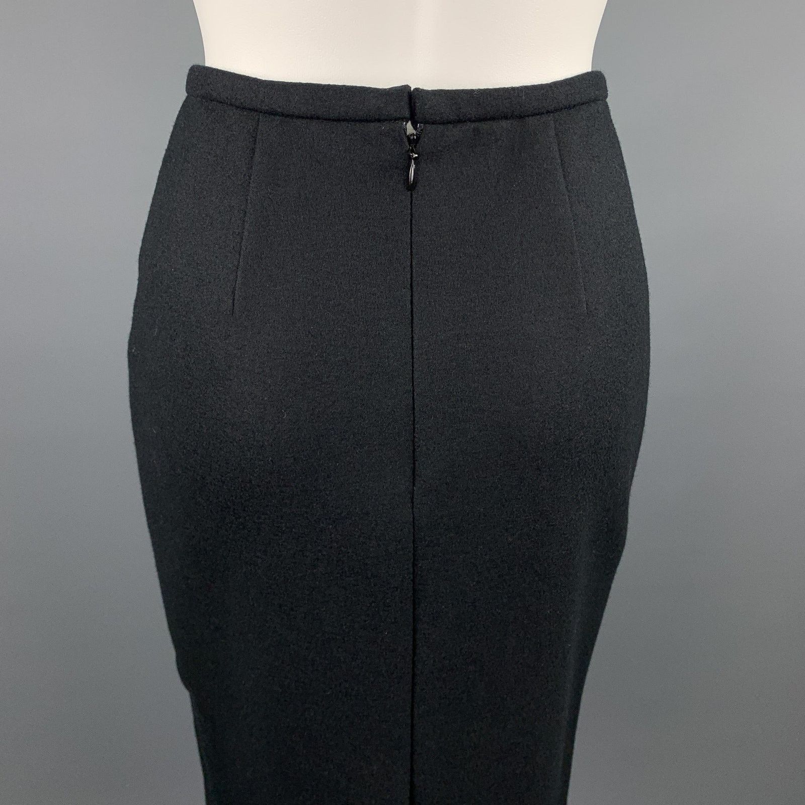 Other BARBARA TFANK Size 4 Black Pencil Skirt Size 27" / US 4 / IT 40 - 4 Thumbnail