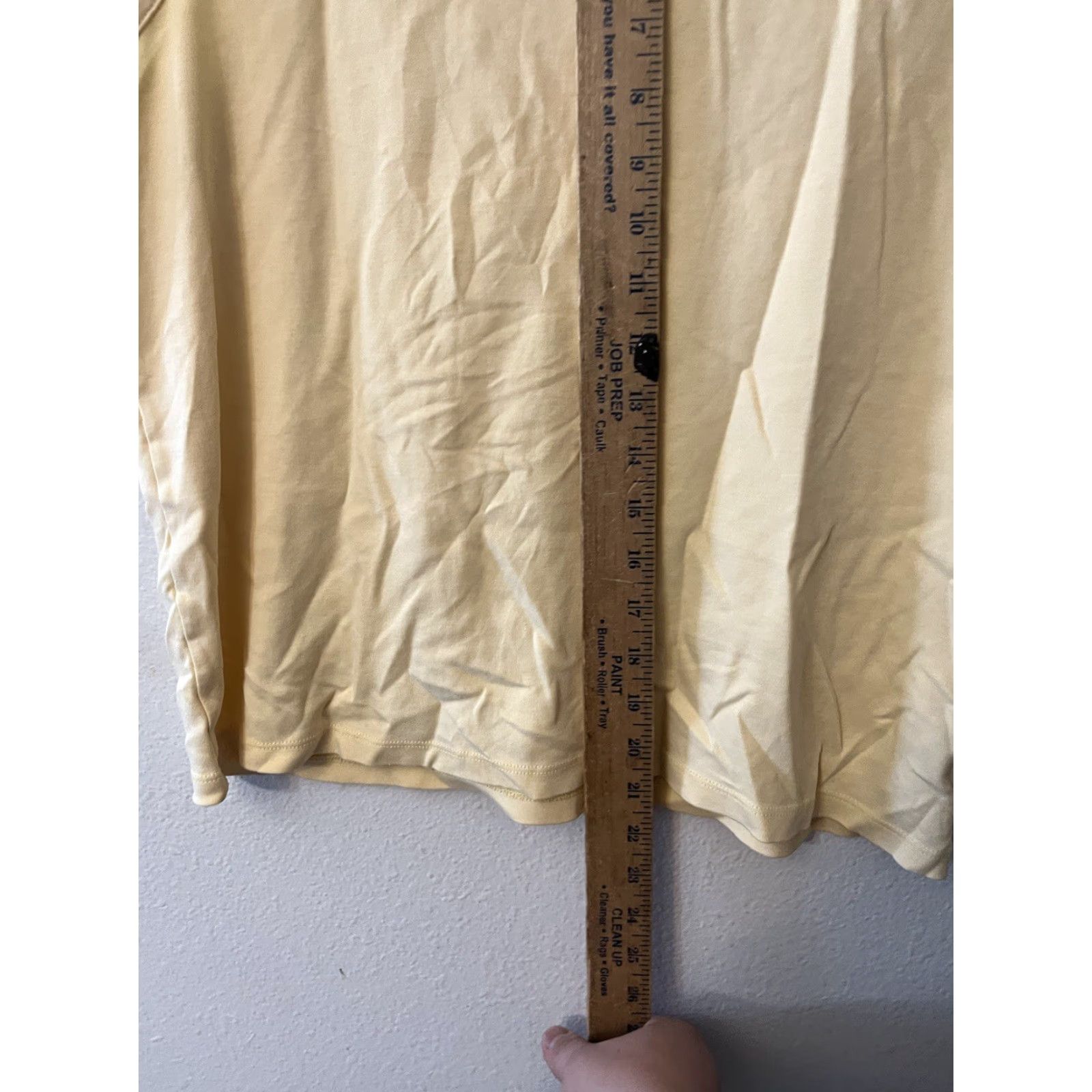 Vintage L.L. Bean Tank Top Womens Size L Yellow Cotton Blend Sleeveless Shirt Casual Shirt Top Lounge Clothing Size L / US 10 / IT 46 - 4 Thumbnail
