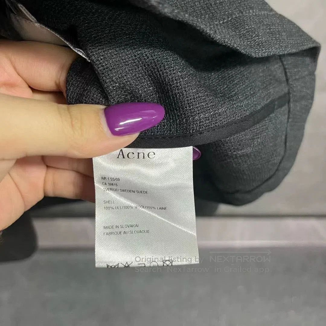 Acne Studios acne studios gray long sleeve blazer jacket. Size US L / EU 52-54 / 3 - 2 Thumbnail