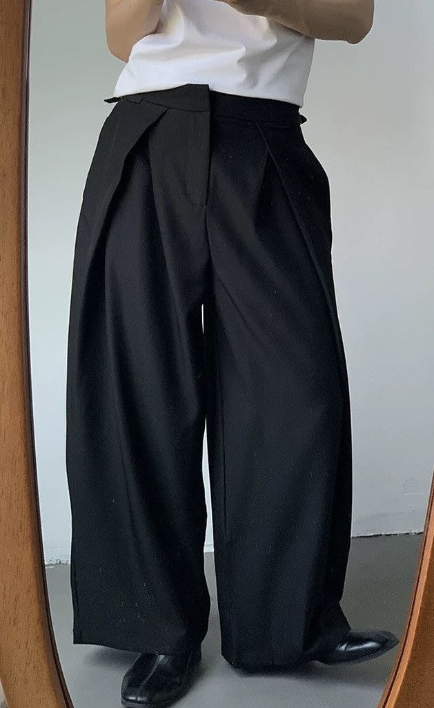 Japanese Brand × Vintage Cleanfit retro pleated buckle loose fit pants Size US 30 / EU 46 - 3 Thumbnail