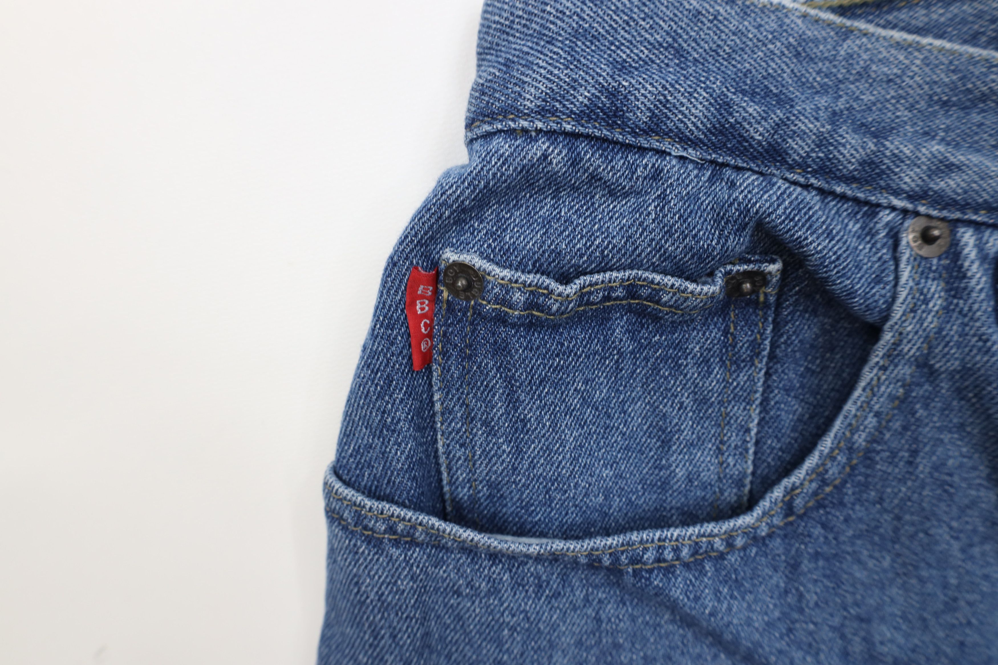 Vintage Deadstock Vintage 90s Streetwear Fit Denim Jean Shorts Jorts Size US 34 / EU 50 - 6 Thumbnail