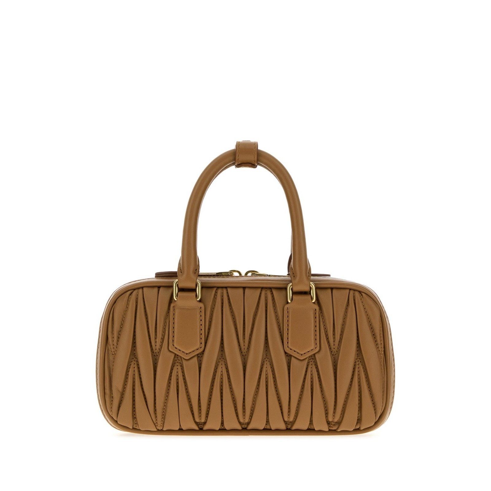 Miu Miu MIU MIU Caramel Arcadie Handbag New & Authentic Size ONE SIZE - 3 Thumbnail