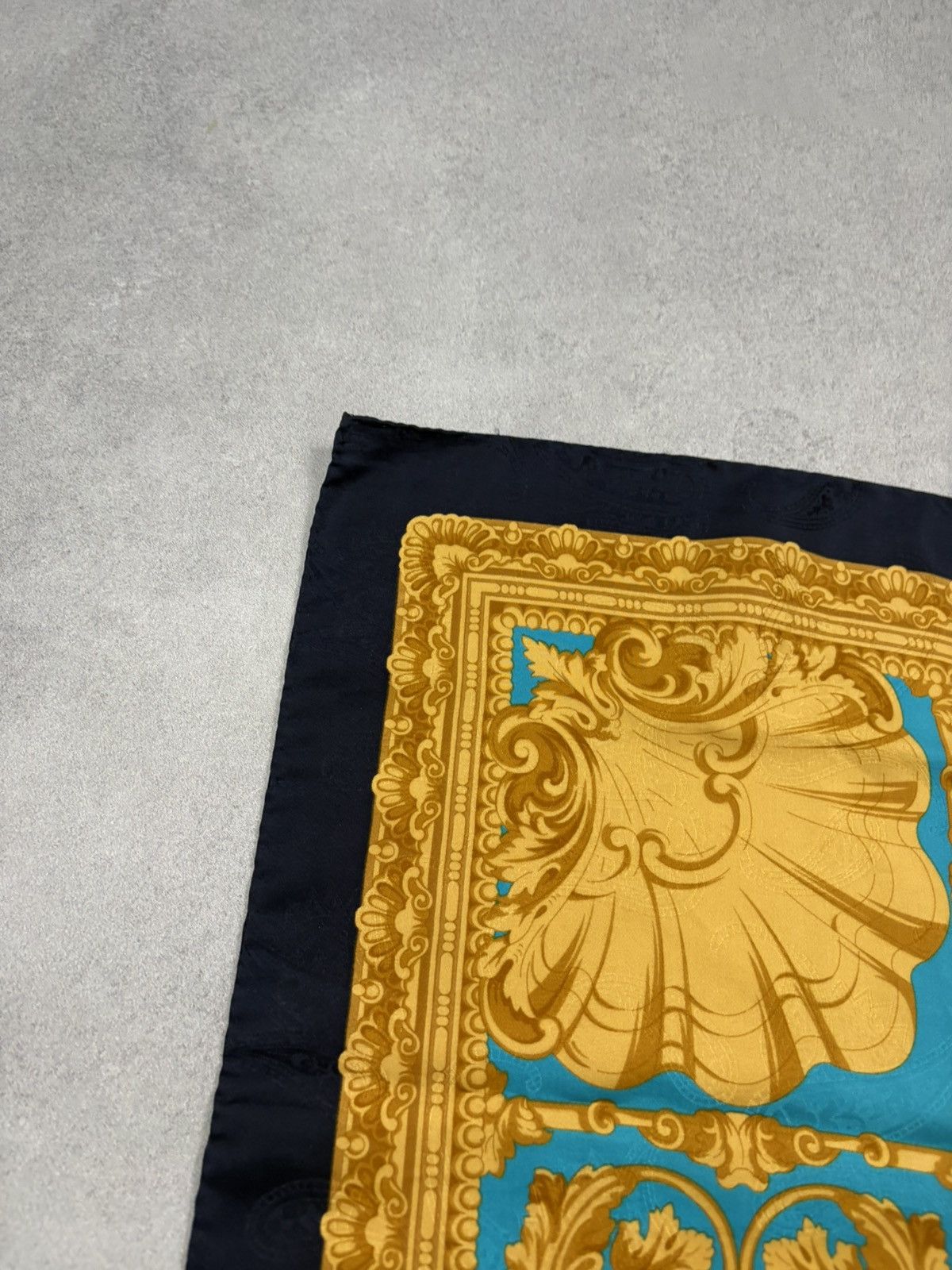 Vintage Vintage Renato Balestra Silk Scarf Baroque Horse Print Size ONE SIZE - 12 Thumbnail