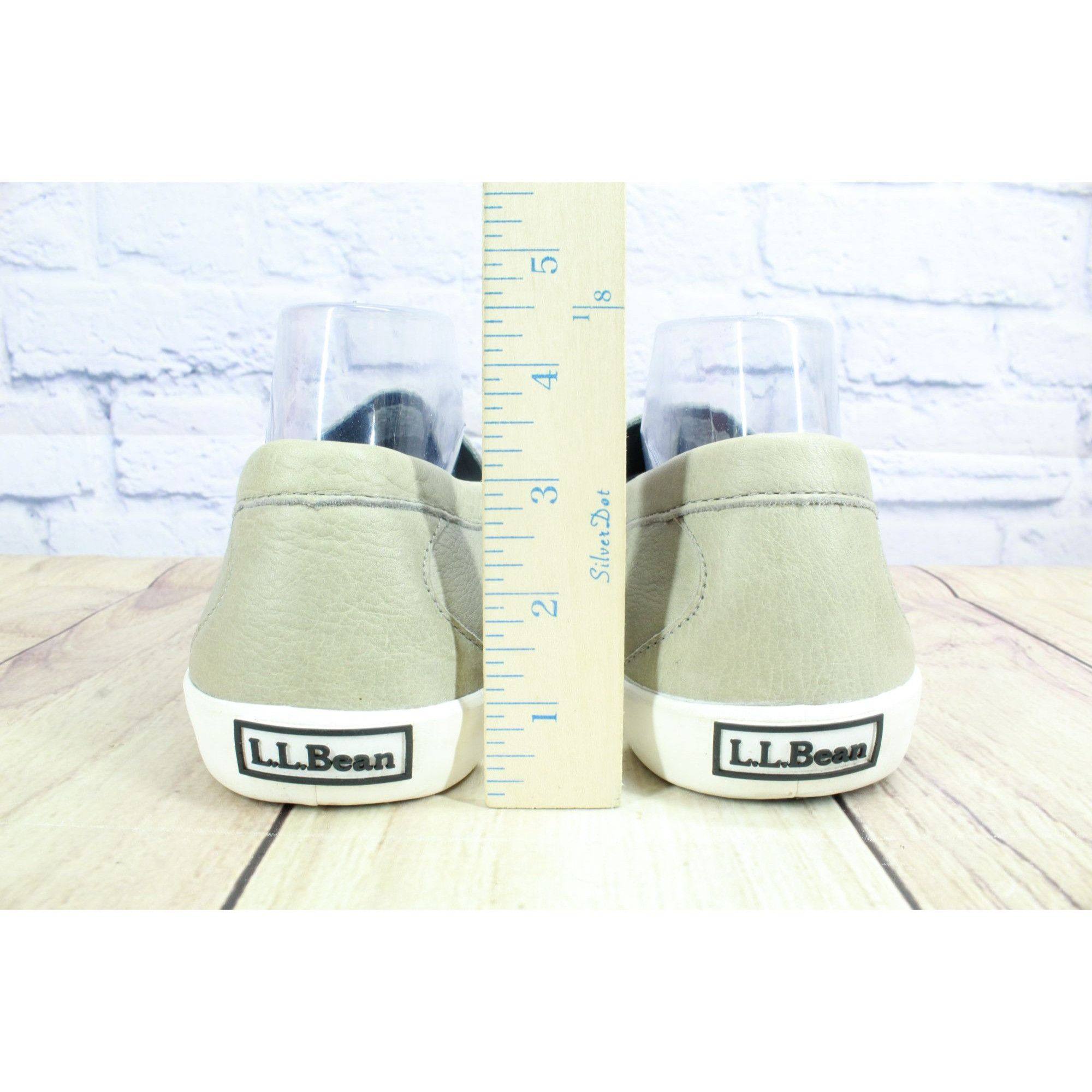 L.L. Bean LL Bean Mountainville Gray Leather Penny Loafers 10 Size US 10 / EU 43 - 6 Thumbnail