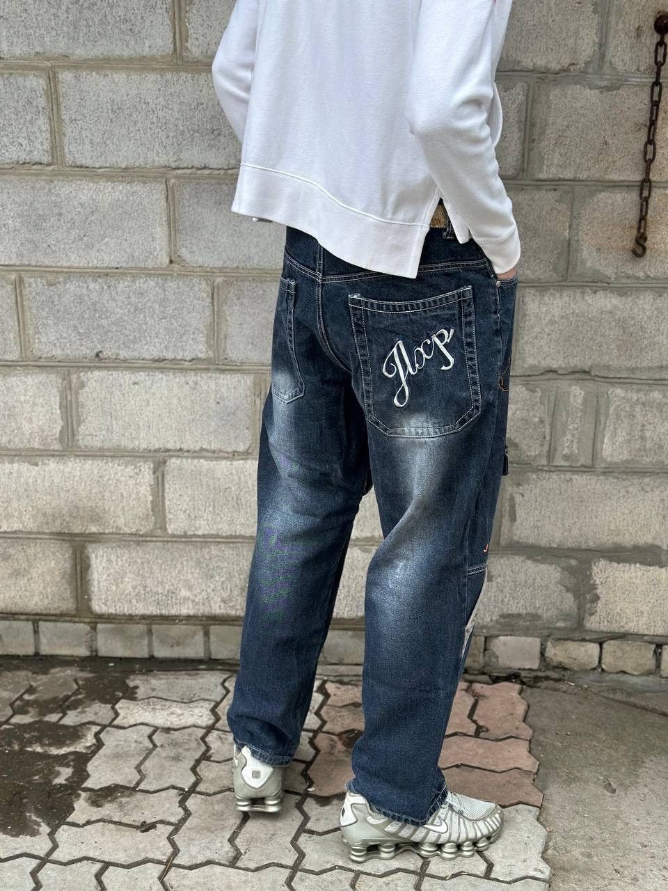 Number (N)ine VTG Wolf Rap Jeans Size 33 Y2K Man 00s USA Baggy Hype Trend Size US 33 - 6 Thumbnail
