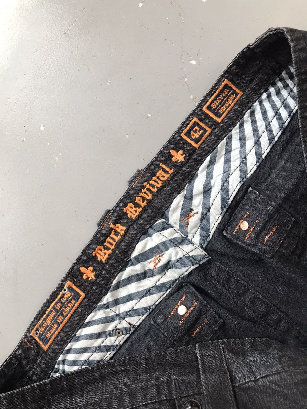 Rock Revival × Vintage Vintage rock revival embroidered denim Size US 44 / EU 60 - 6 Thumbnail