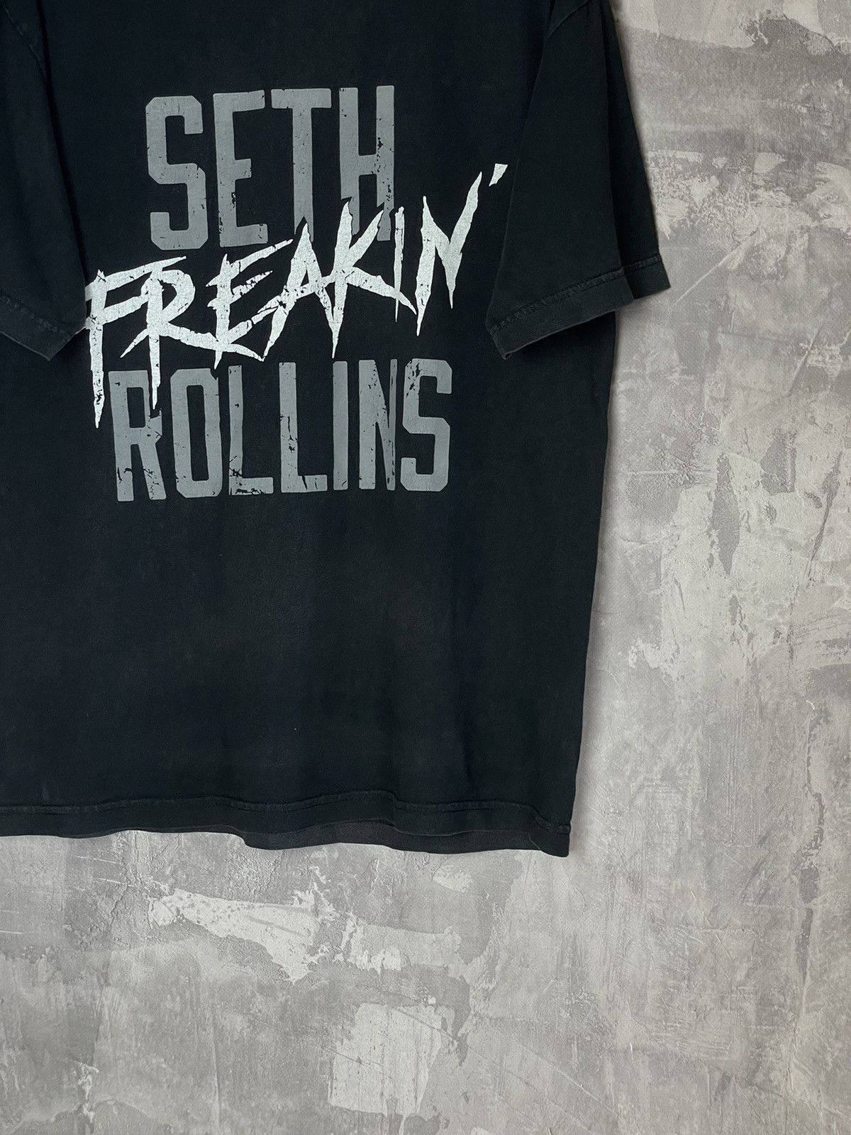 Band Tees × Vintage × WWE Mens WWE Seth Freakin' Rollins T Shirt Black Size M Medium Size US M / EU 48-50 / 2 - 7 Thumbnail