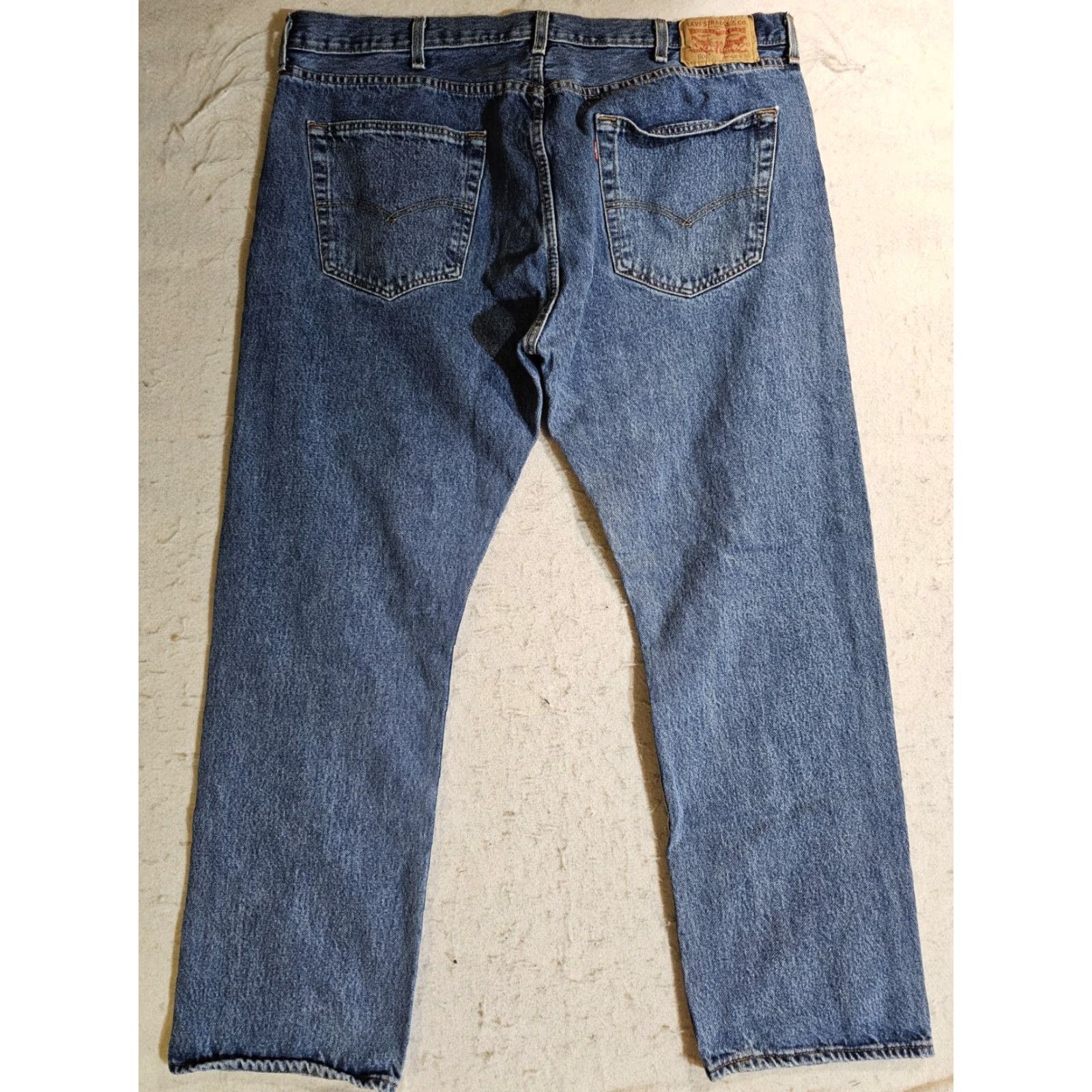 Levi's VINTAGE Levi's 501 XX Jeans Regular Denim Medium Blue 42x30 Mens 90s USA Slim Straight 5-Pocket Denim Cotton Size US 42 / EU 58 - 3 Thumbnail