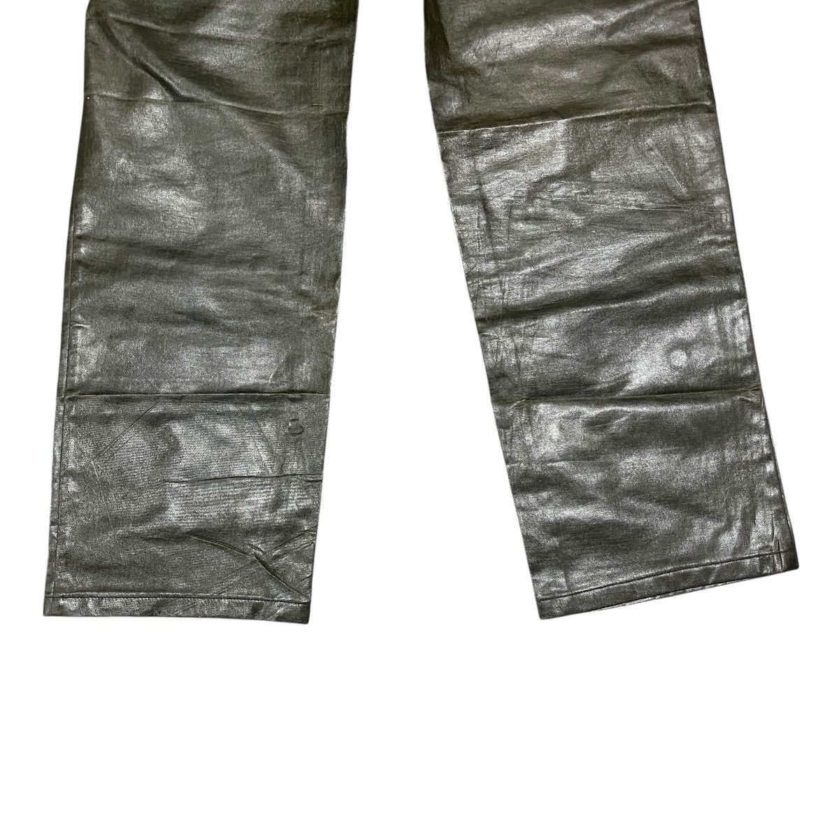 Beams Japan Vtg Beams Japan Super High Rise Straight Vinyl Fabric Pants Size US 31 - 10 Thumbnail
