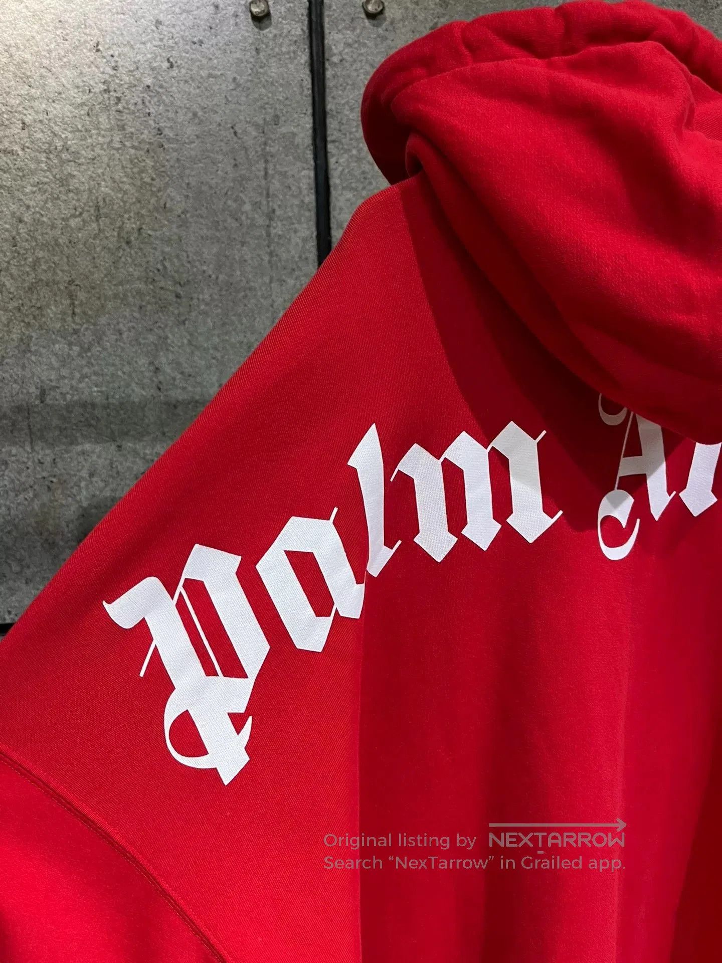 Palm Angels Palm Angels Red Logo Hoodie Size M. Size US M / EU 48-50 / 2 - 7 Thumbnail
