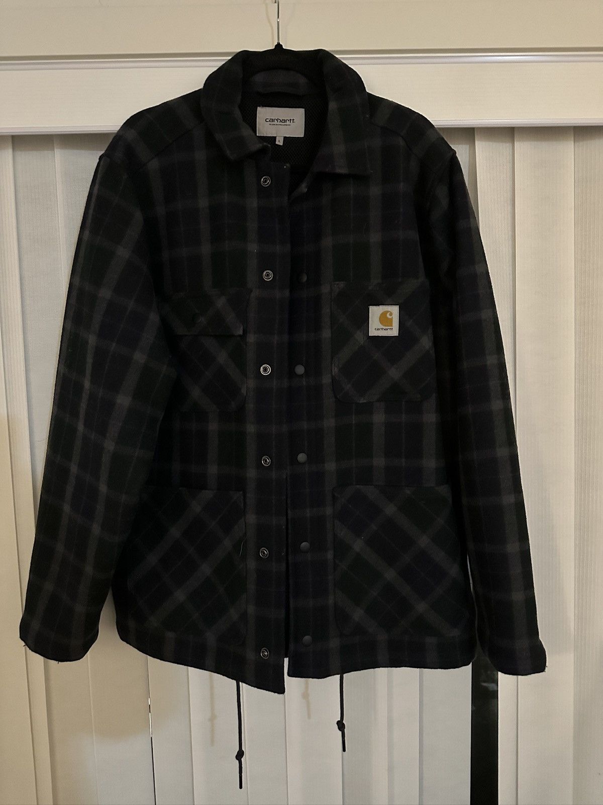 Carhartt Wip Cahartt WIP Blaine jacket - green plaid Size US L / EU 52-54 / 3 - 2 Thumbnail