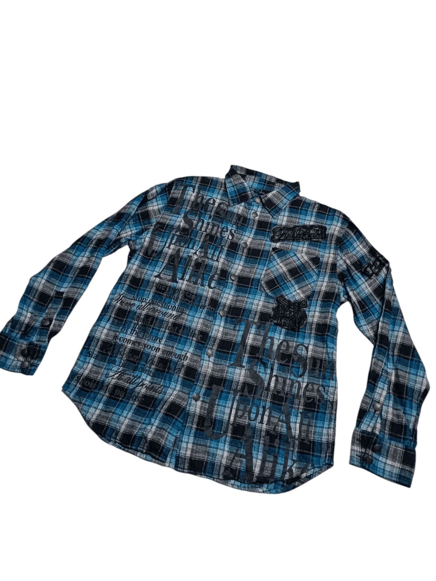Japanese Brand Vintage Long Sleeve Poem Seditionaries Shirt Size US XL / EU 56 / 4 - 6 Thumbnail