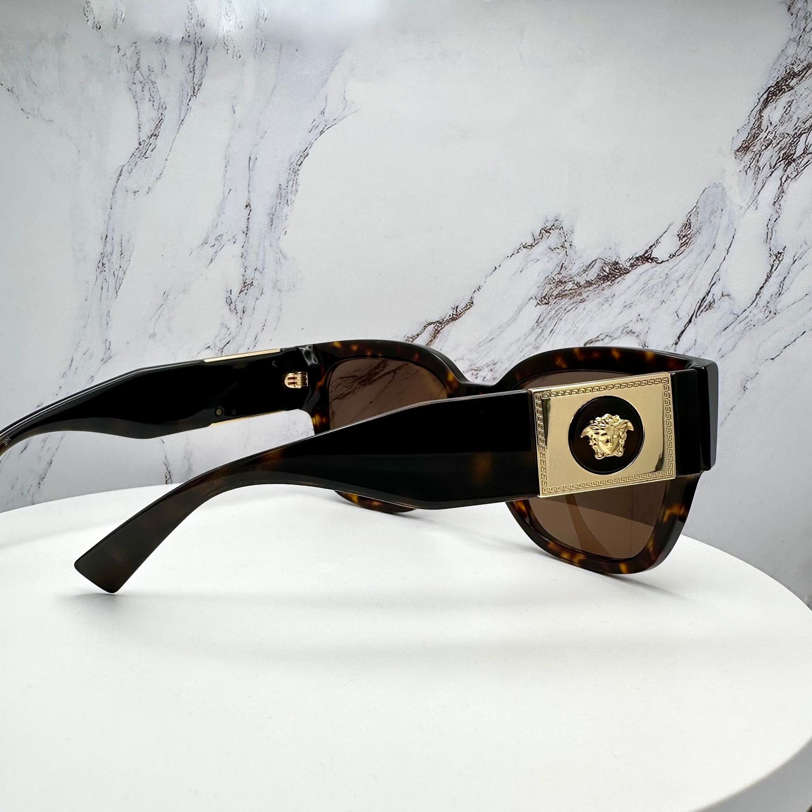 Versace NEW VERSACE Sunglasses Brown Black Tortoise Gold Medusa Size ONE SIZE - 5 Thumbnail