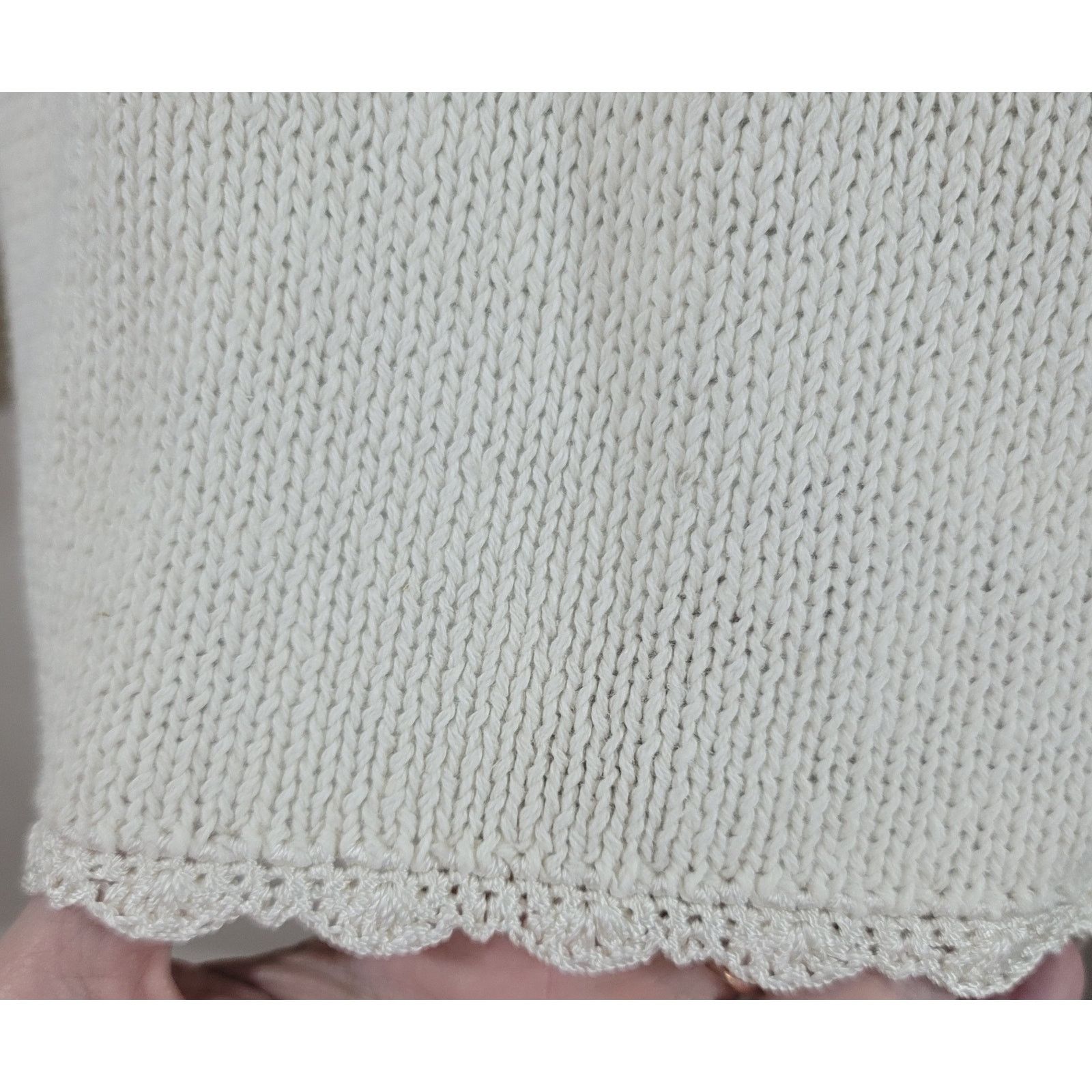 rue21 Rue 21 Cream Open Front Embroidered Cardigan Sweater Small Size S / US 4 / IT 40 - 9 Thumbnail