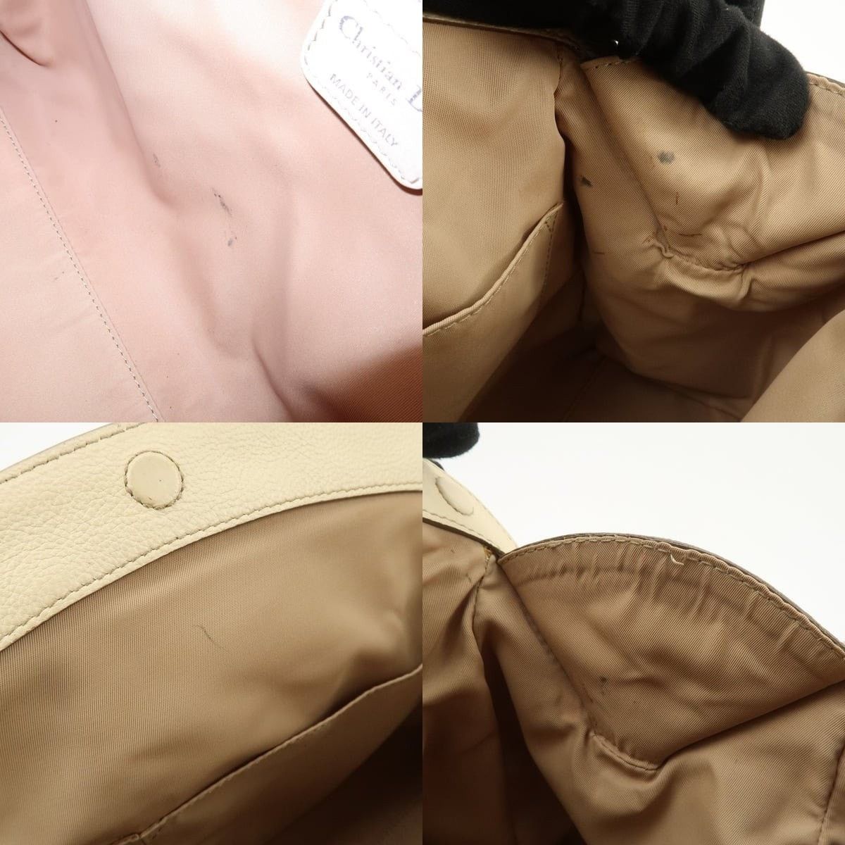 Christian Dior Monsieur Christian Dior Trotter Oblique Canvas & Leather Satchel Size ONE SIZE - 7 Thumbnail