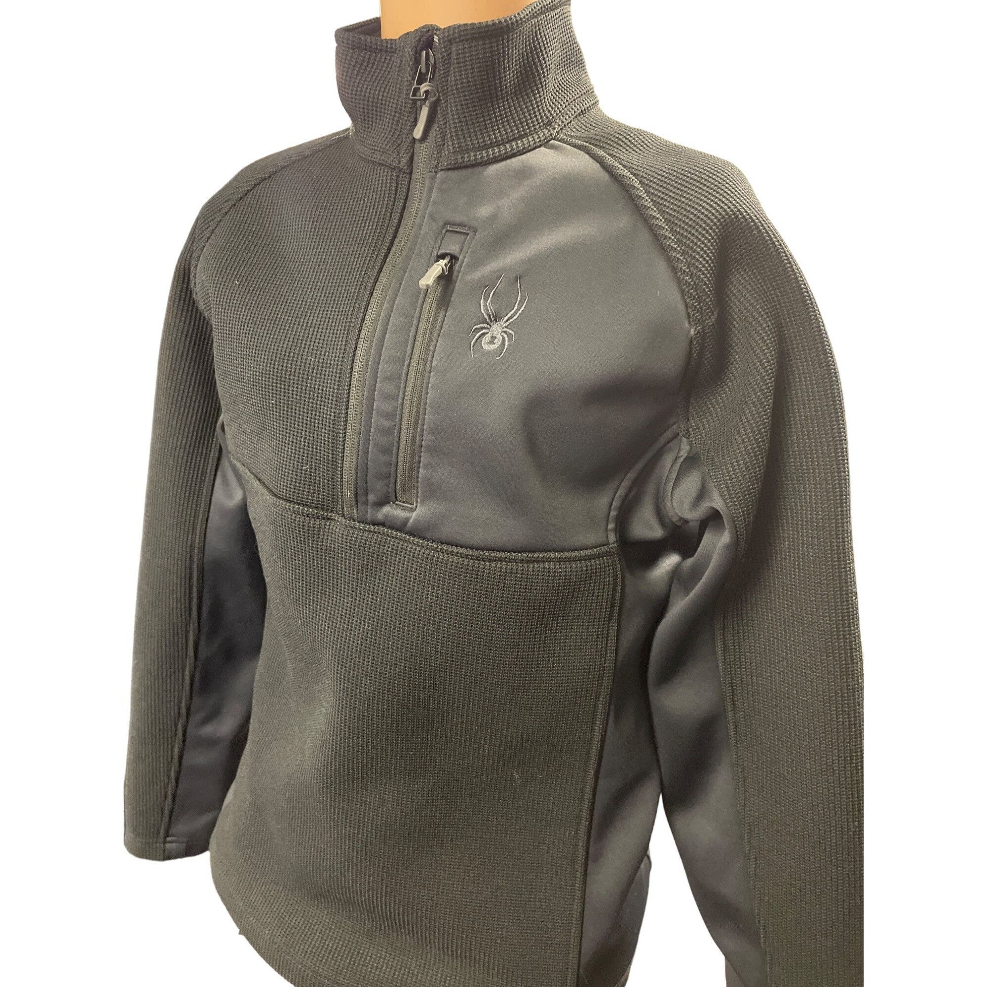 Spyder Spyder Men's Black Half Zipper Pullover Sweater Stretch Size Size US M / EU 48-50 / 2 - 2 Thumbnail