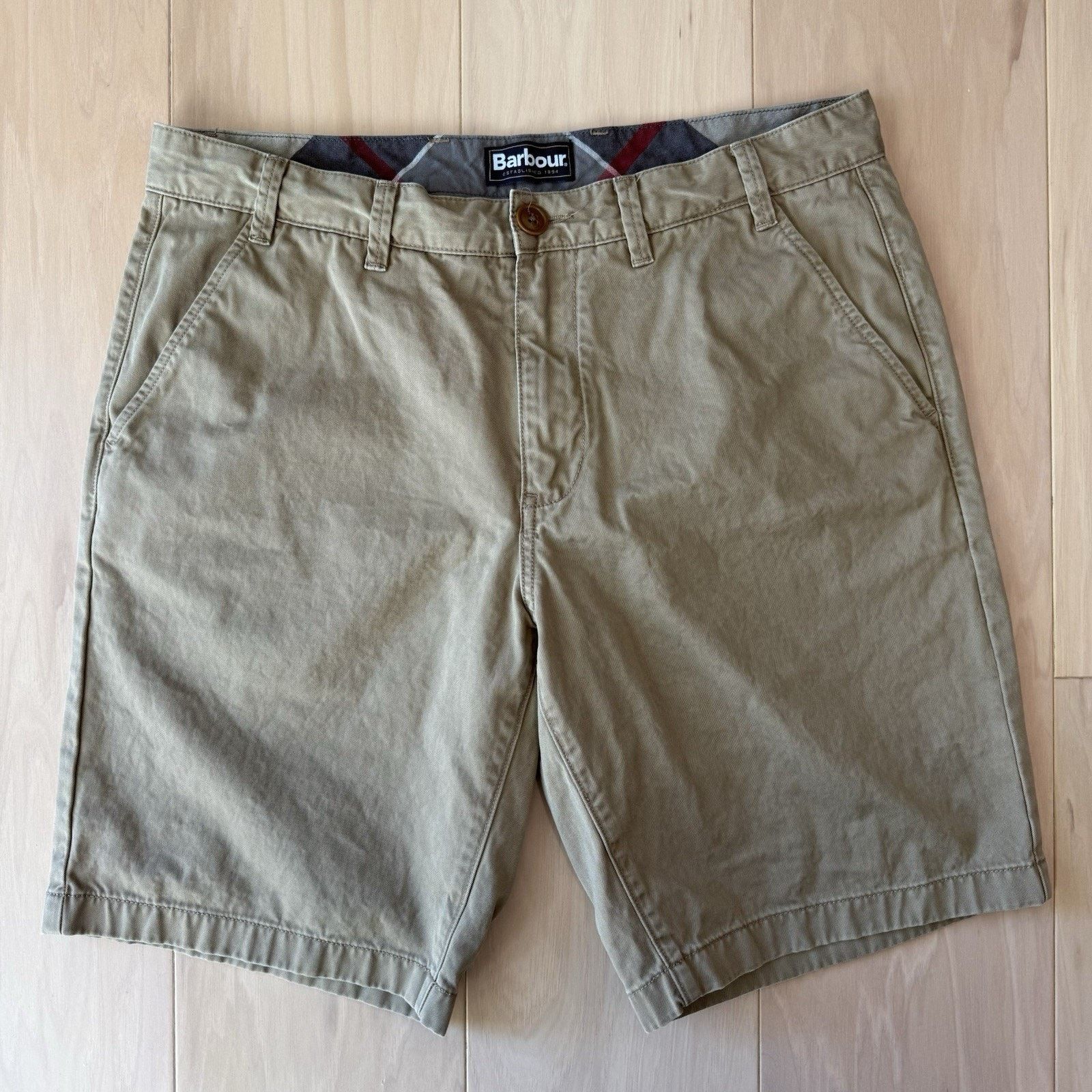 Barbour Barbour Chino Shorts 35 Beige Khaki New York Streetwear Size US 35 - 3 Thumbnail