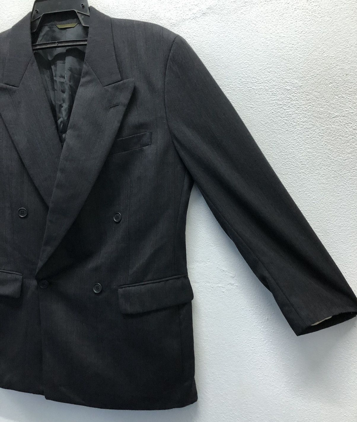 Yohji Yamamoto Vintage Yohji Yamamoto D'urban A.A.R Wool Blazer Size US L / EU 52-54 / 3 - 3 Thumbnail