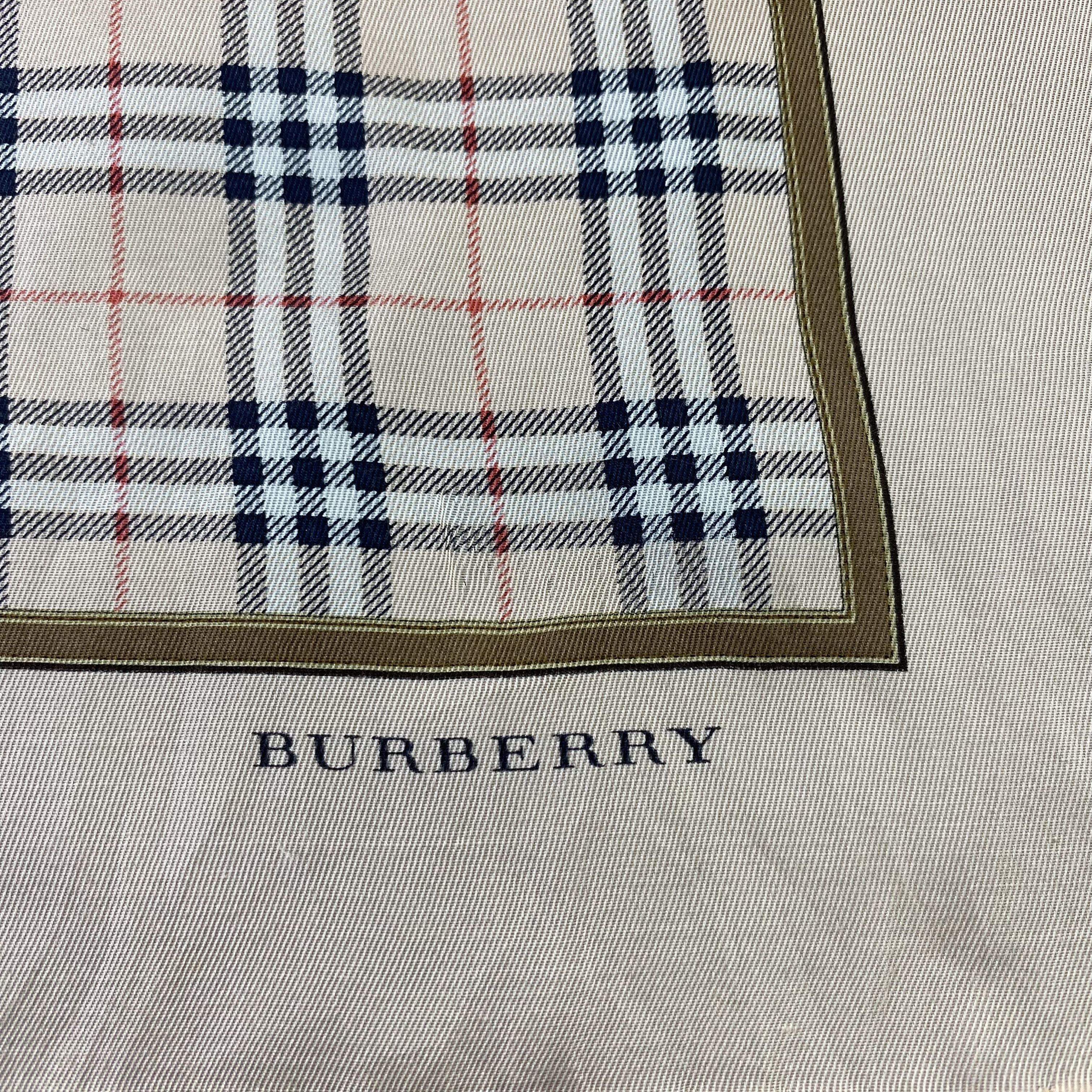 Burberry × Vintage Burberry Handkerchief / Bandana / Neckerchief-B999 Size ONE SIZE - 6 Thumbnail