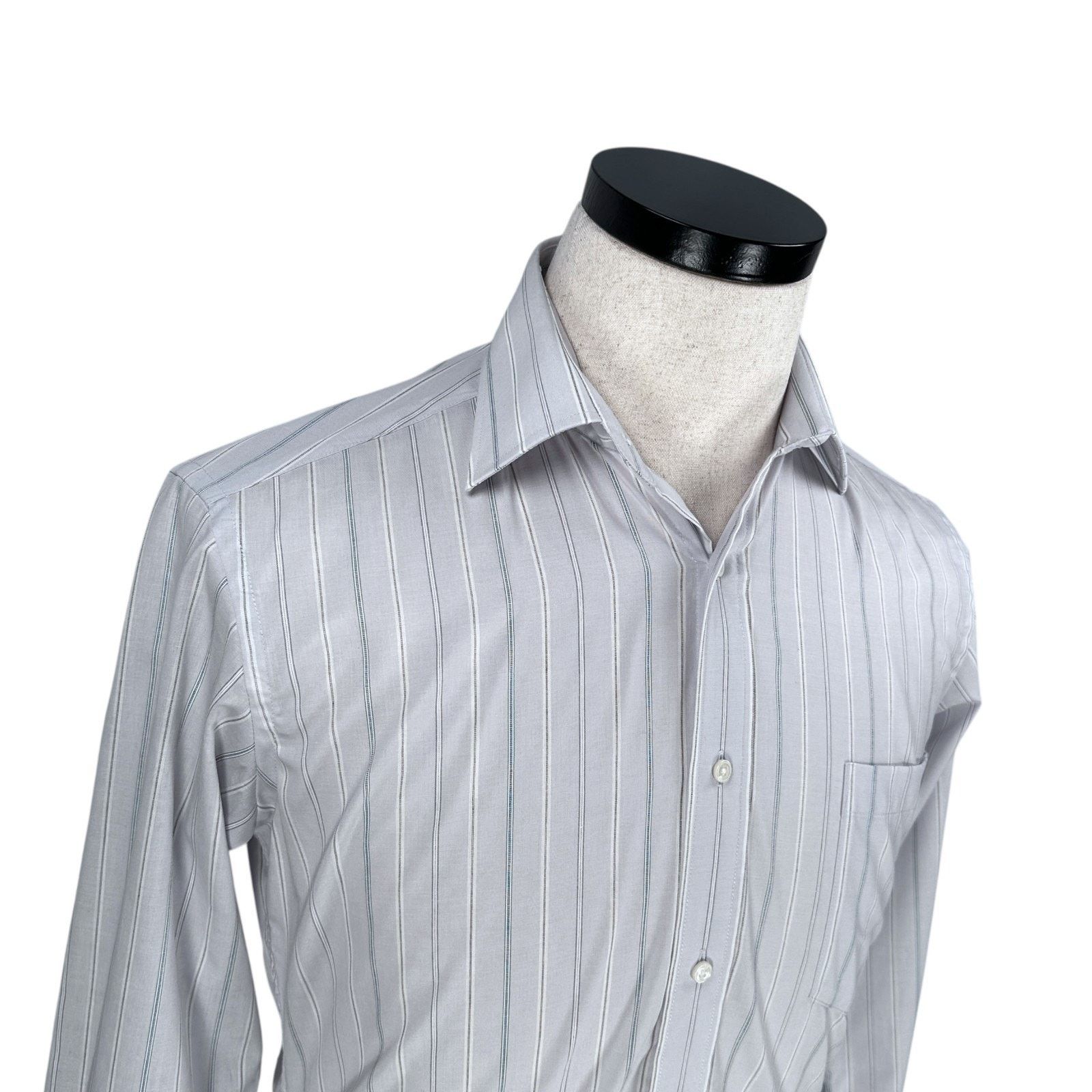 Other Yves Saint Laurent Dress Shirt Men’s 14.5 32-33 Blue Button Size US M / EU 48-50 / 2 - 2 Thumbnail