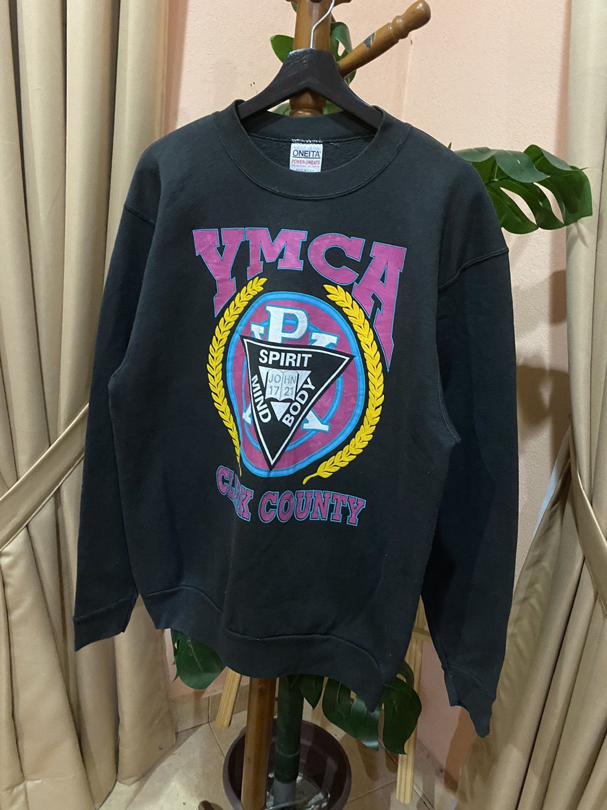 Vintage VINTAGE 80S YMCA SWEATSHIRT MADE IN USA Size US XL / EU 56 / 4 - 4 Thumbnail