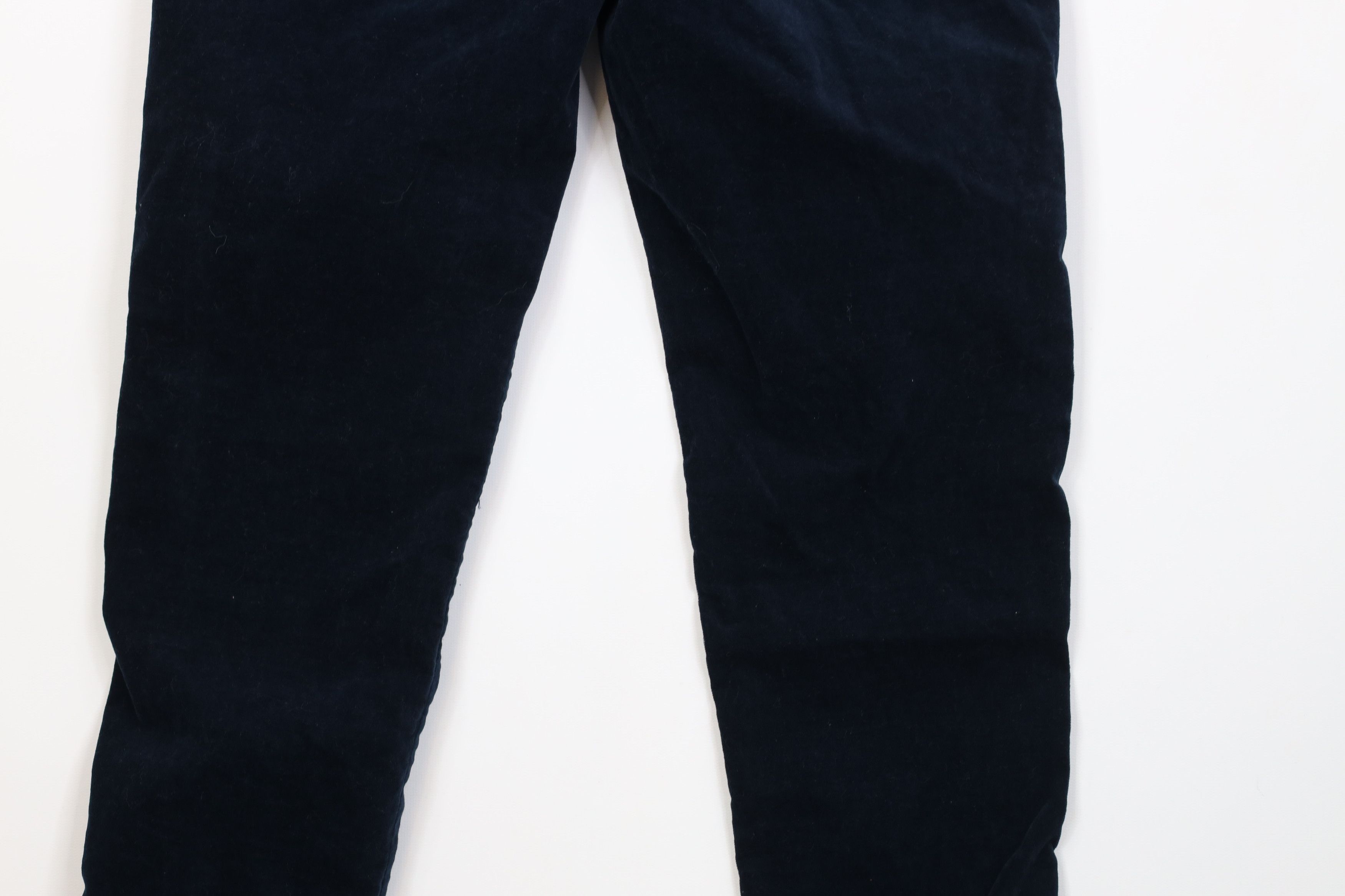 J.McLaughlin Vintage J McLaughlin Skinny Leg Velvet Velour Pants Blue Size 26" / US 2 / IT 38 - 13 Thumbnail