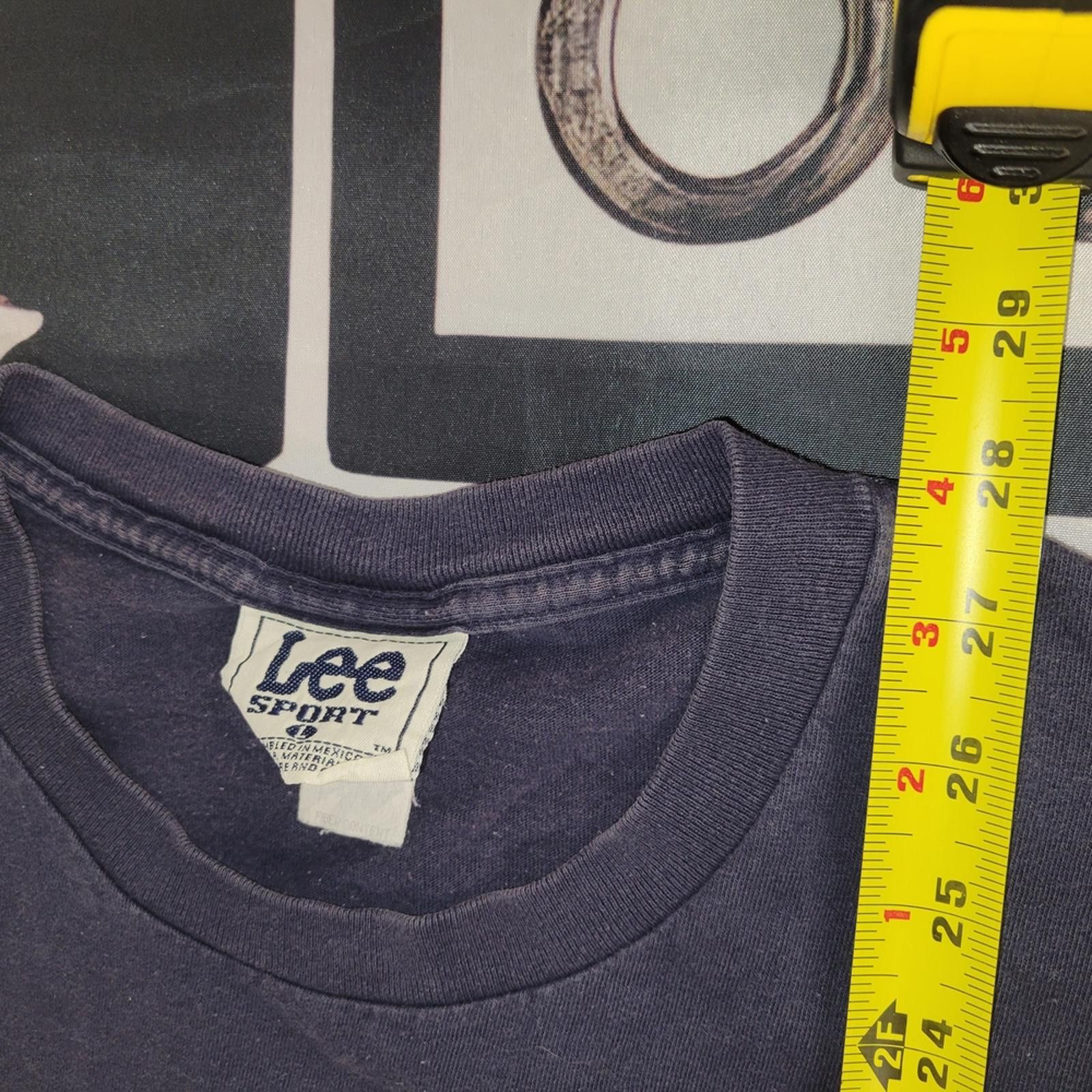 Lee Vintage Cleveland Indians Large Lee Sport Retro Navy T-Shirt Size US L / EU 52-54 / 3 - 6 Thumbnail