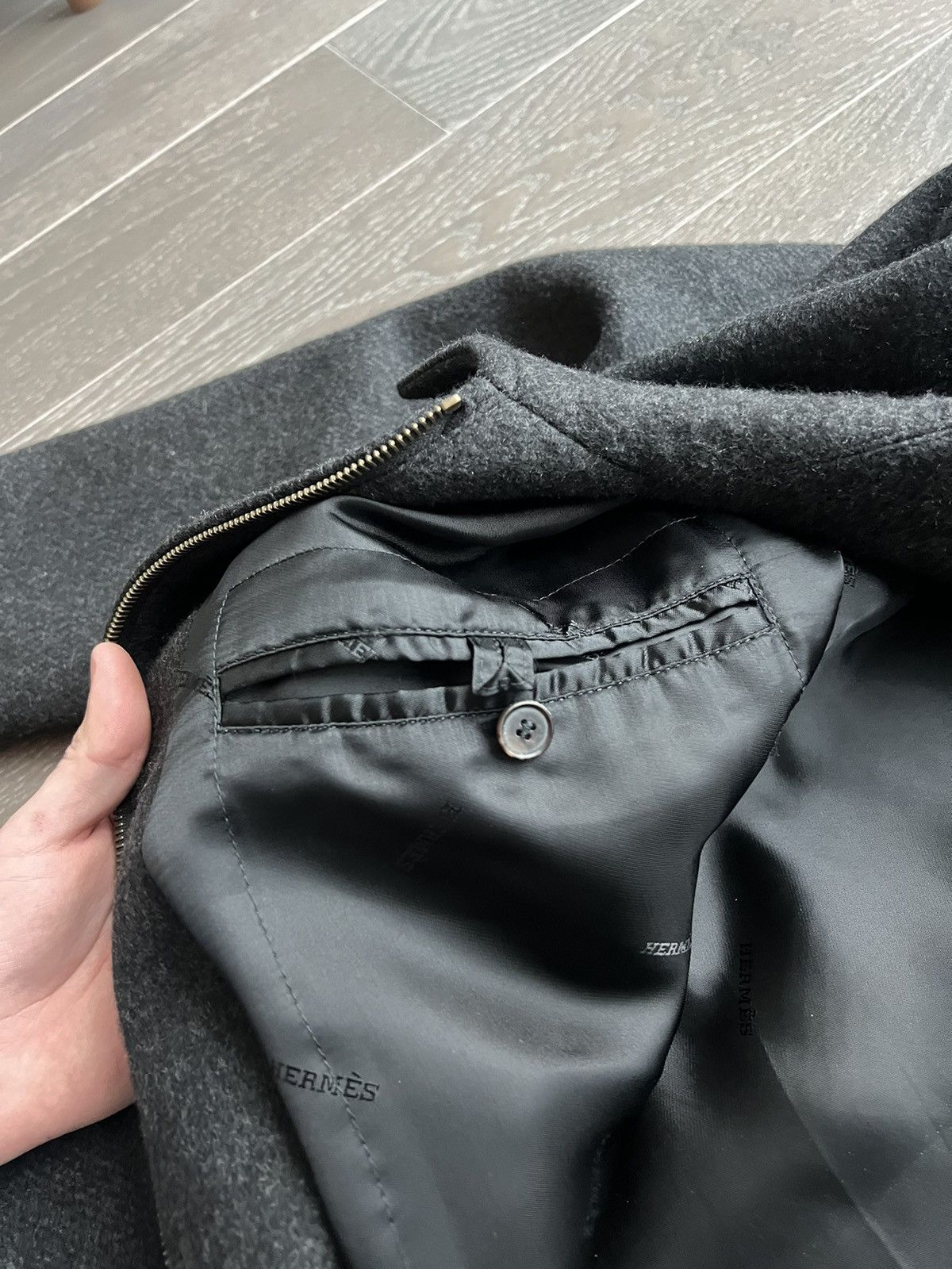 Hermes Cashmere Zip Jacket Size US XXL / EU 58 / 5 - 7 Thumbnail
