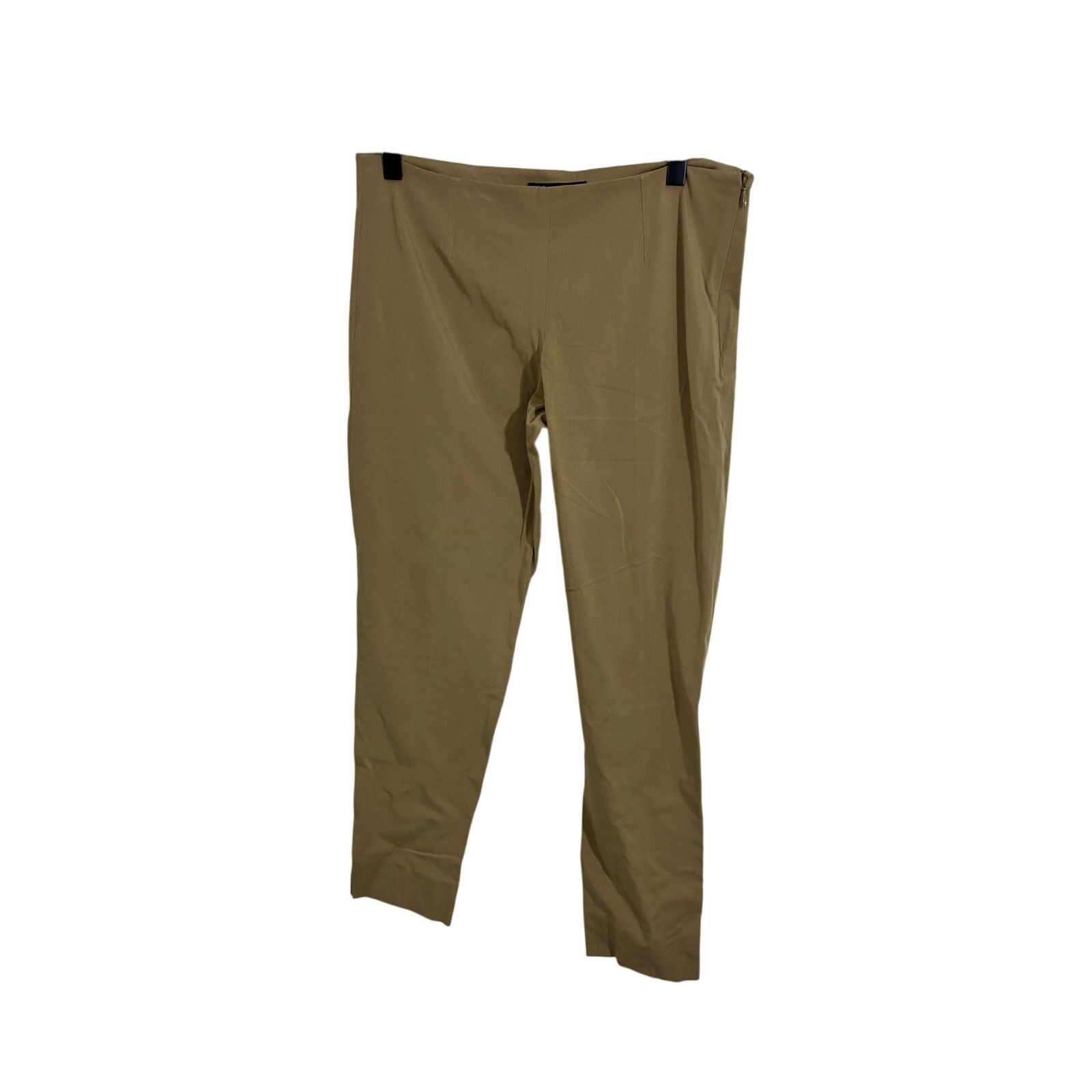 Theory Theory Stretch Pants Khaki S Cropped Career Business Size 26" / US 2 / IT 38 - 1 Thumbnail