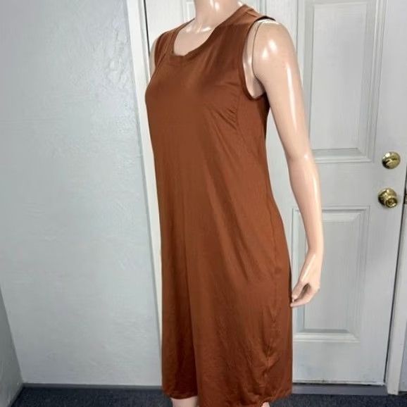 Nike Nike Dress Sleeveless Women S Maternity Dri-Fit Mini Brown Polyester Short Scoop Neck VINTAGE? Size S / US 4 / IT 40 - 3 Thumbnail