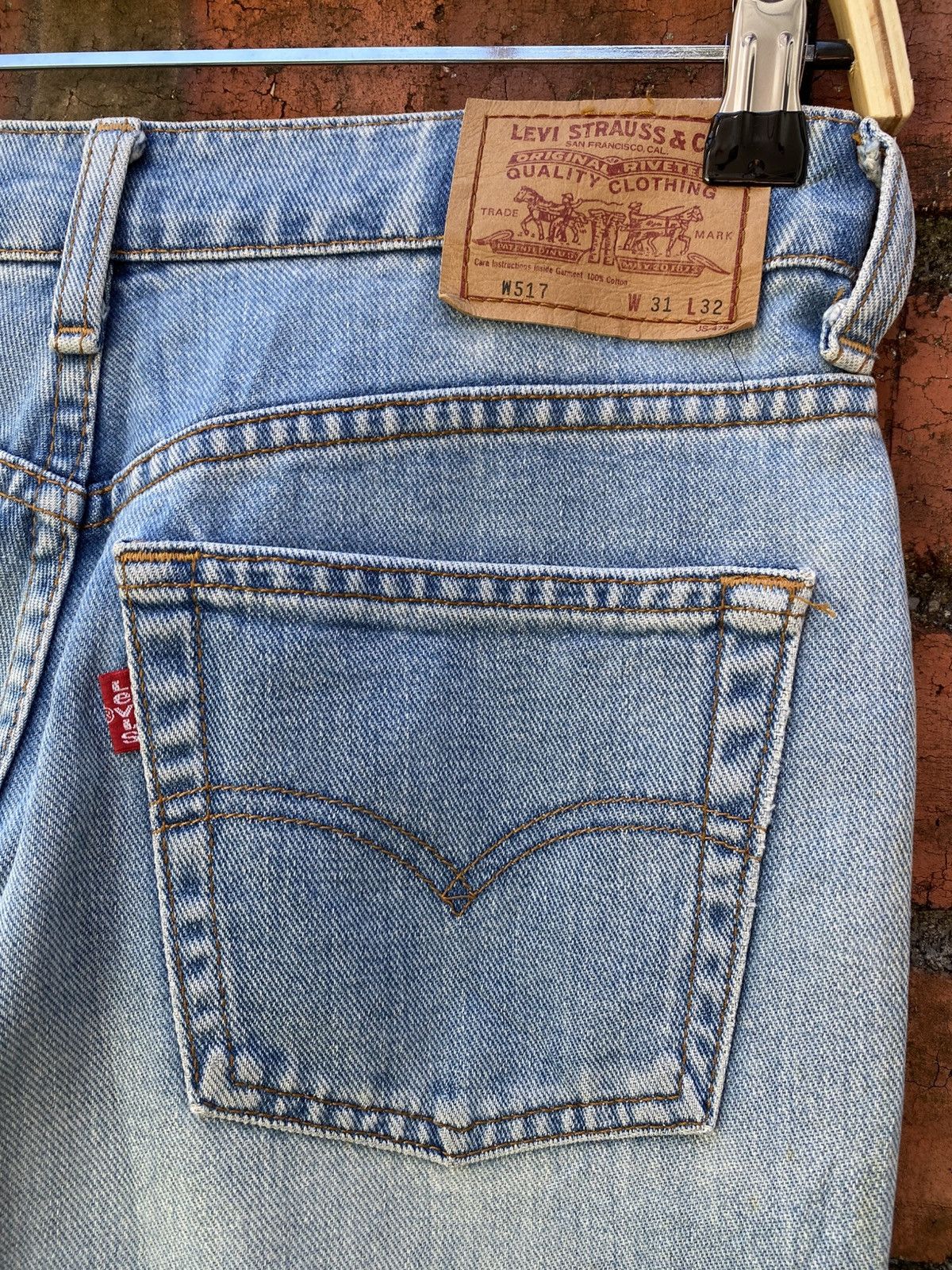 Levi's × Levi's Vintage Clothing × Vintage W28x31 vintage levi's 517 flare bell bottom boot cut JAPAN Size US 28 / EU 44 - 4 Thumbnail