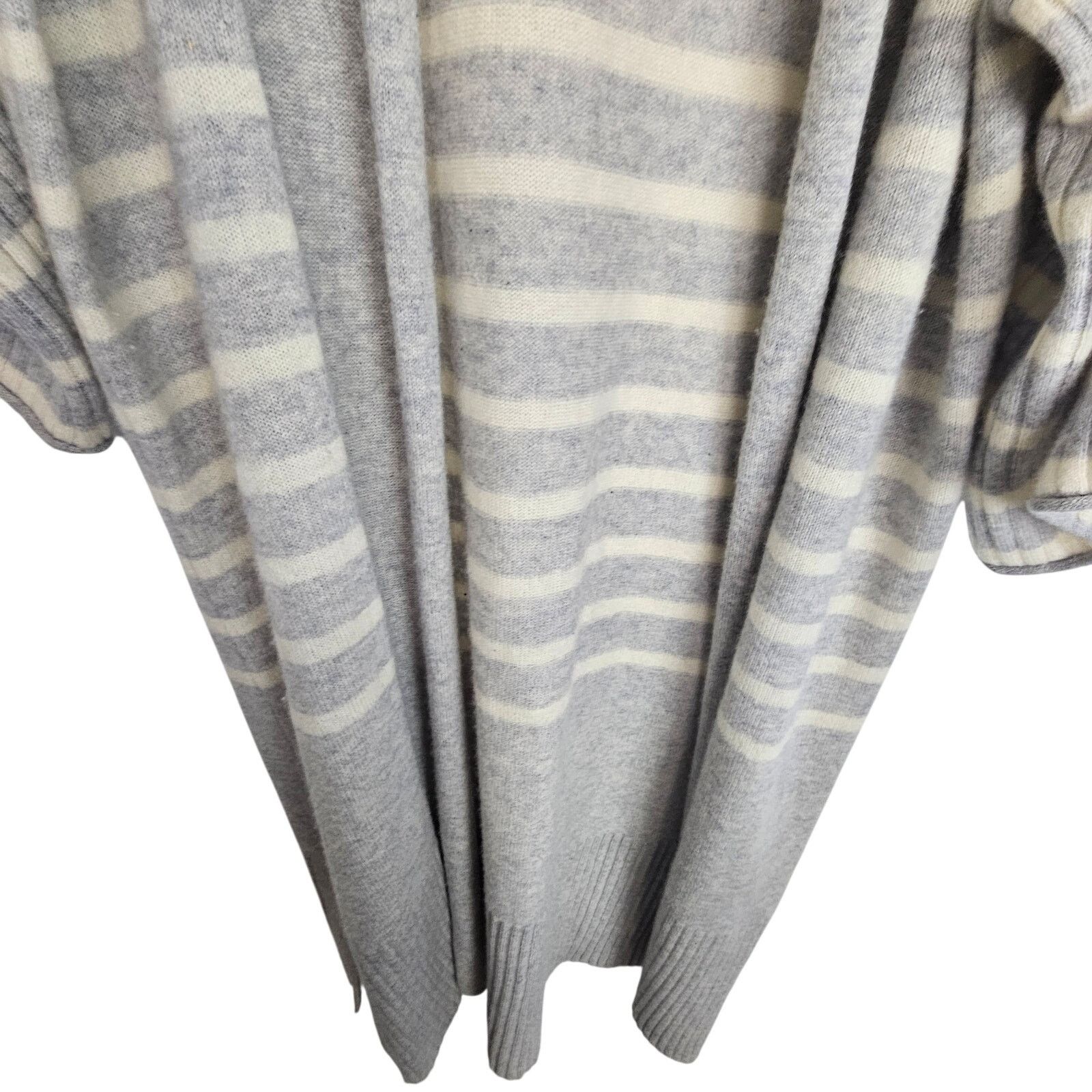 Club Monaco Sweater Cardigan Striped Cashmere Sweater M