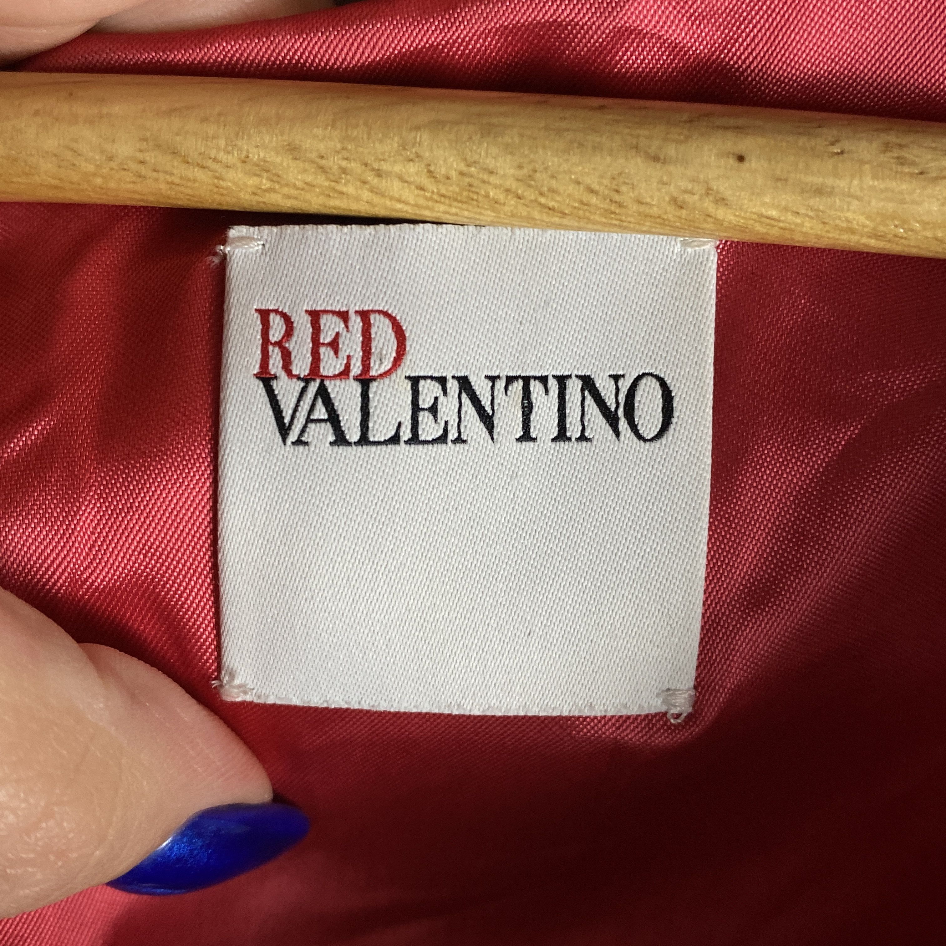 RED Valentino × Vintage Red Valentino Dress Women's Size 40 Red Sleeveless Size S / US 4 / IT 40 - 4 Thumbnail